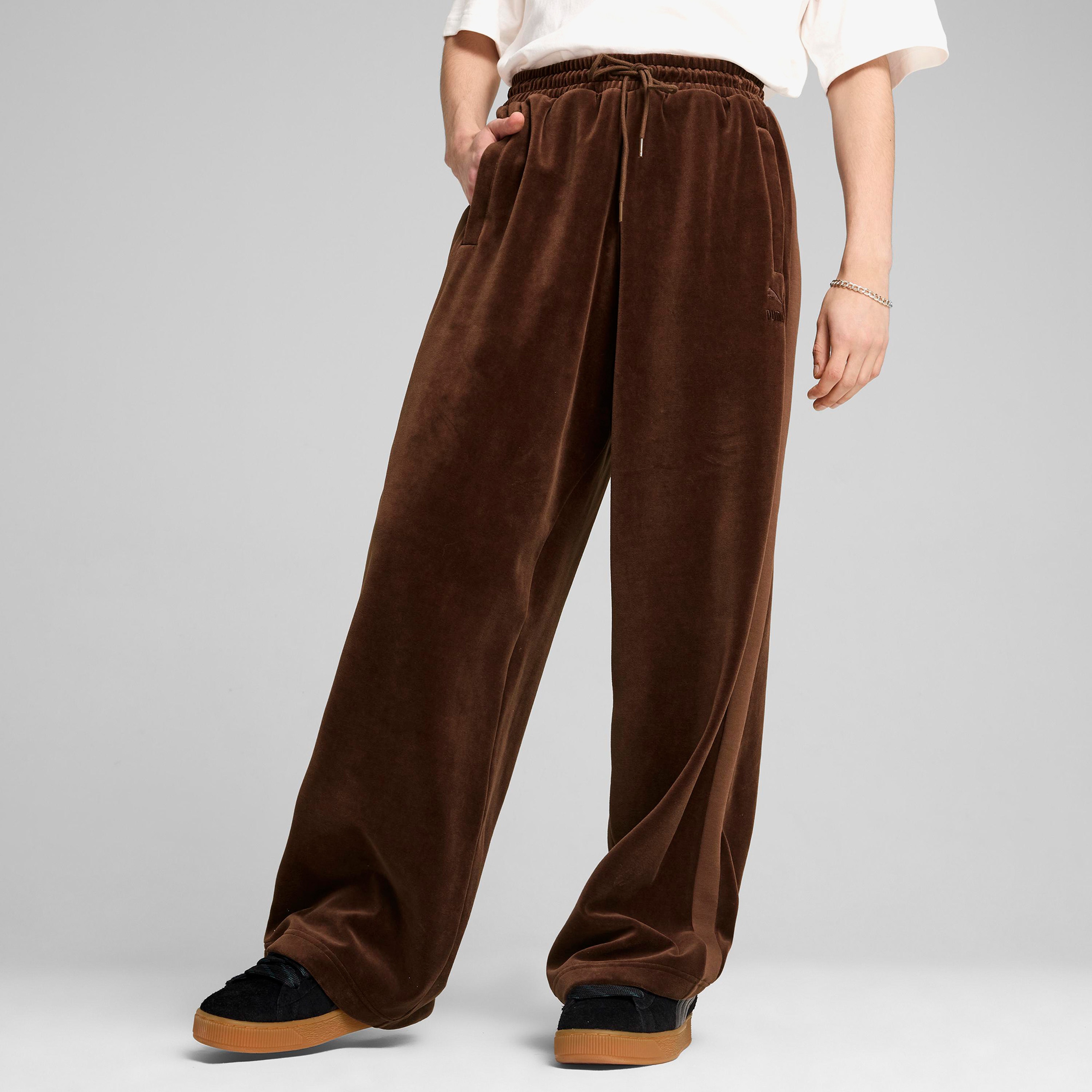 Puma T7 Oversized Track Erkek Kahverengi Pantolon