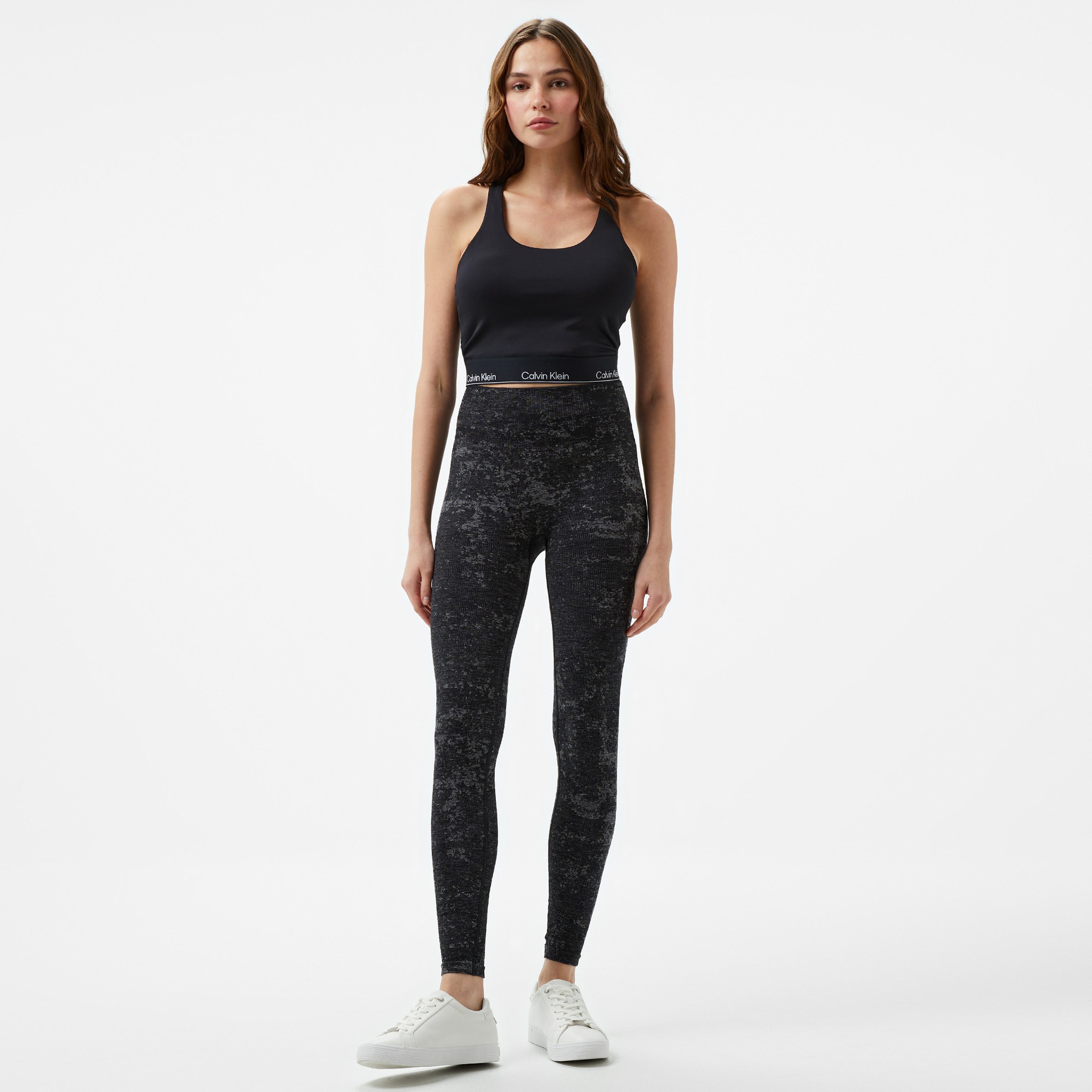 Calvin Klein Full Length Kadın Siyah Tayt