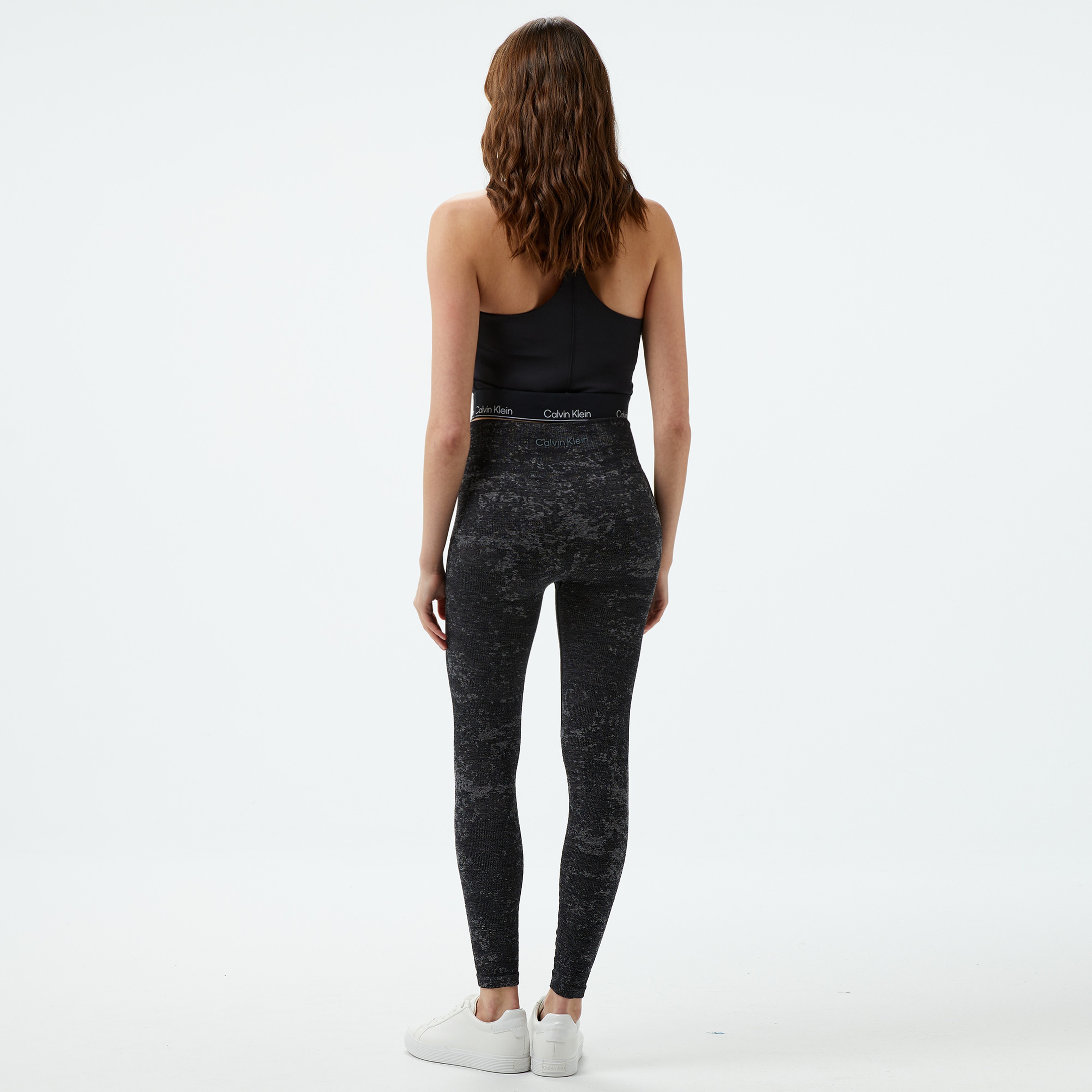 Calvin Klein Full Length Kadın Siyah Tayt