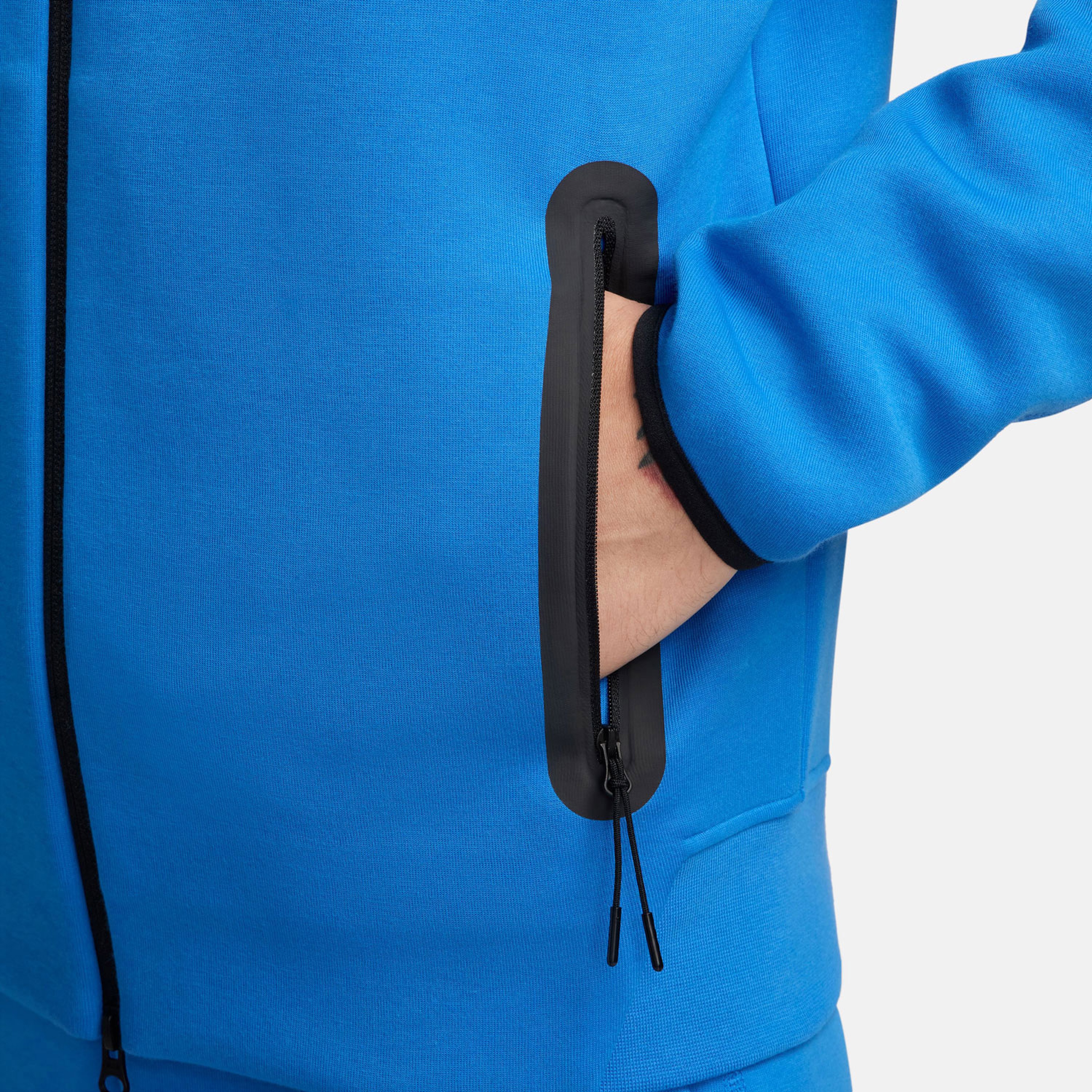 Nike Tech Fleece Erkek Mavi Sweatshirt