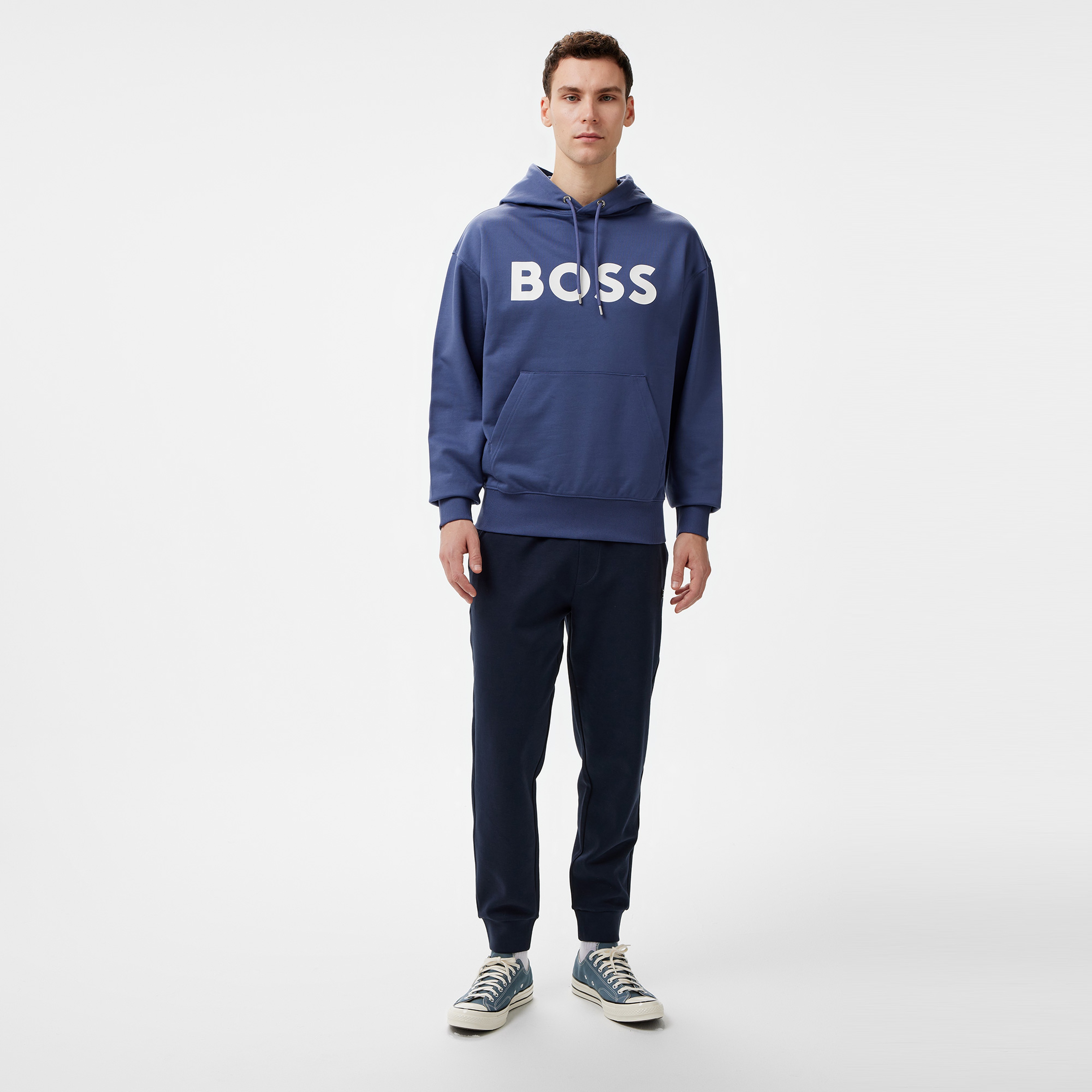 Boss Sullivan 16 Erkek Lacivert Sweatshirt