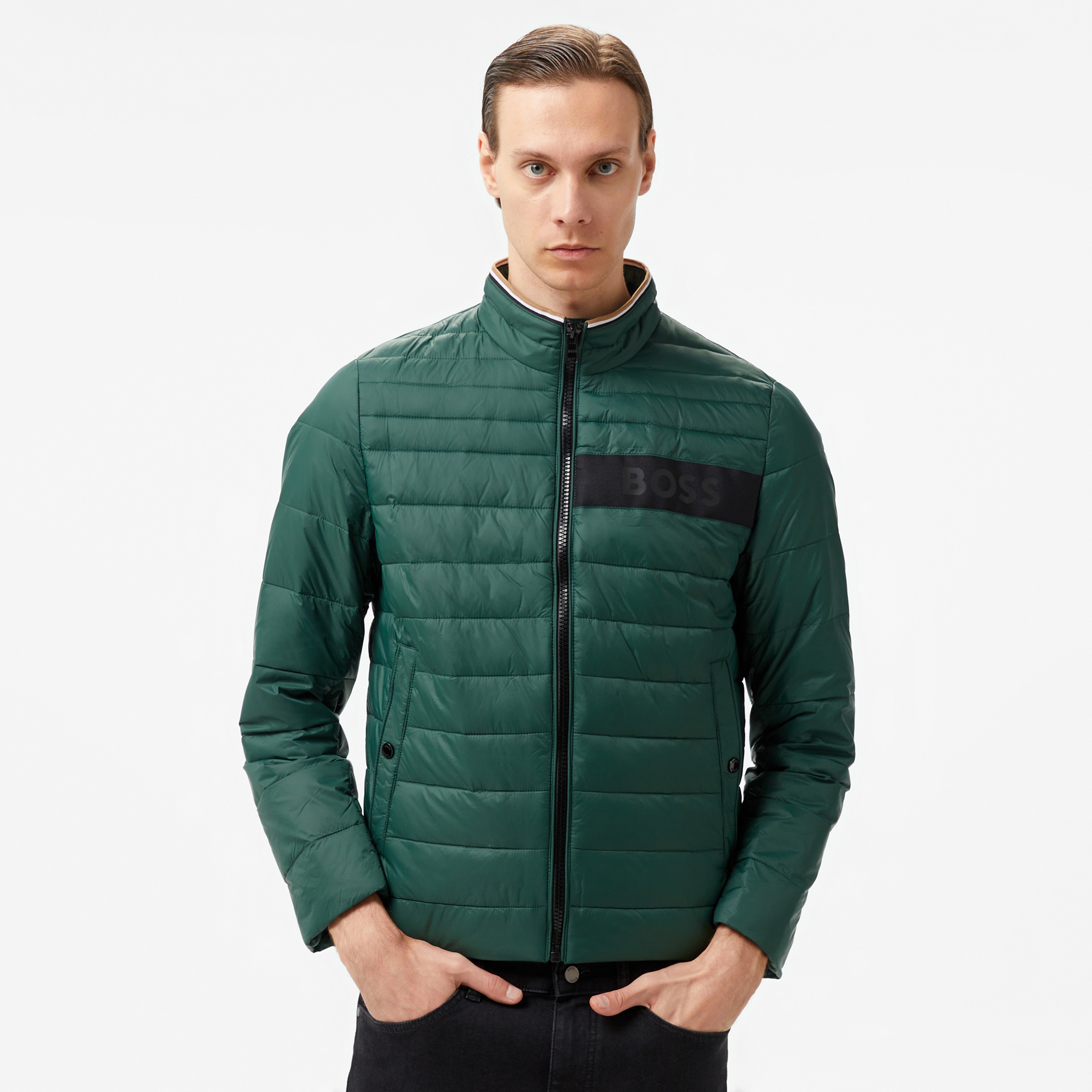 Boss Darolus Erkek Yeşil Mont