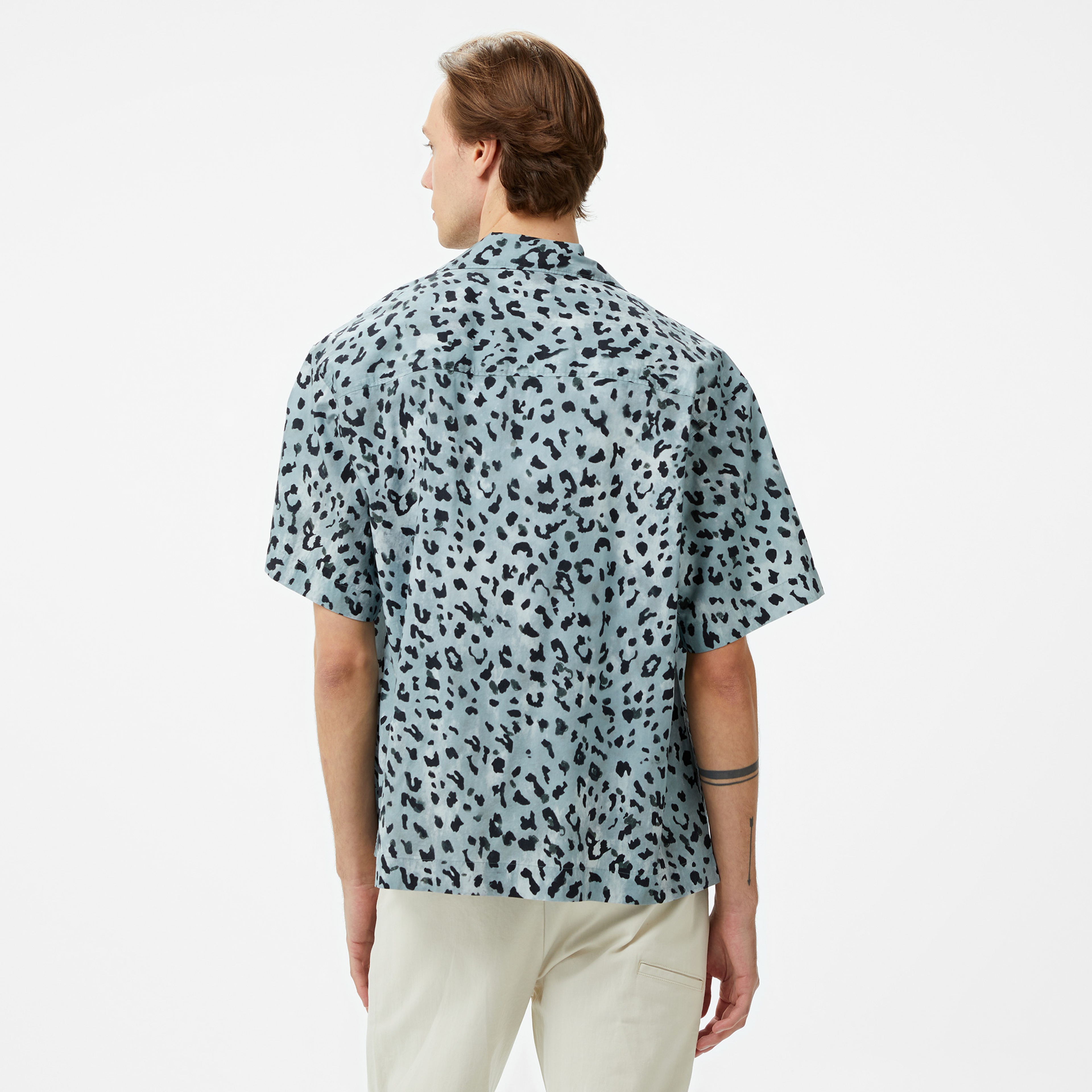 Hugo Egeeno Erkek Gri Gömlek