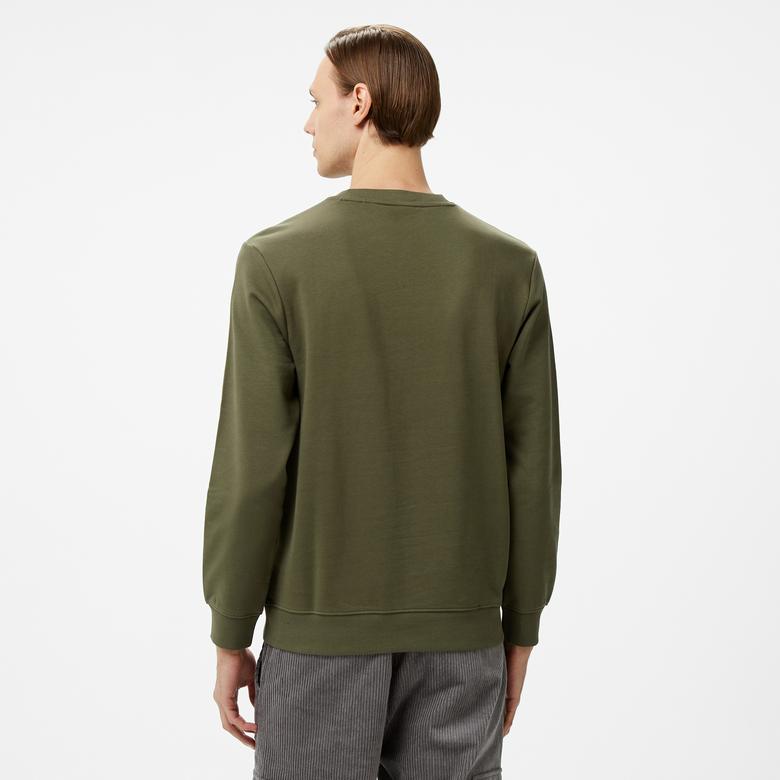 Hugo Dem Erkek Haki Sweatshirt