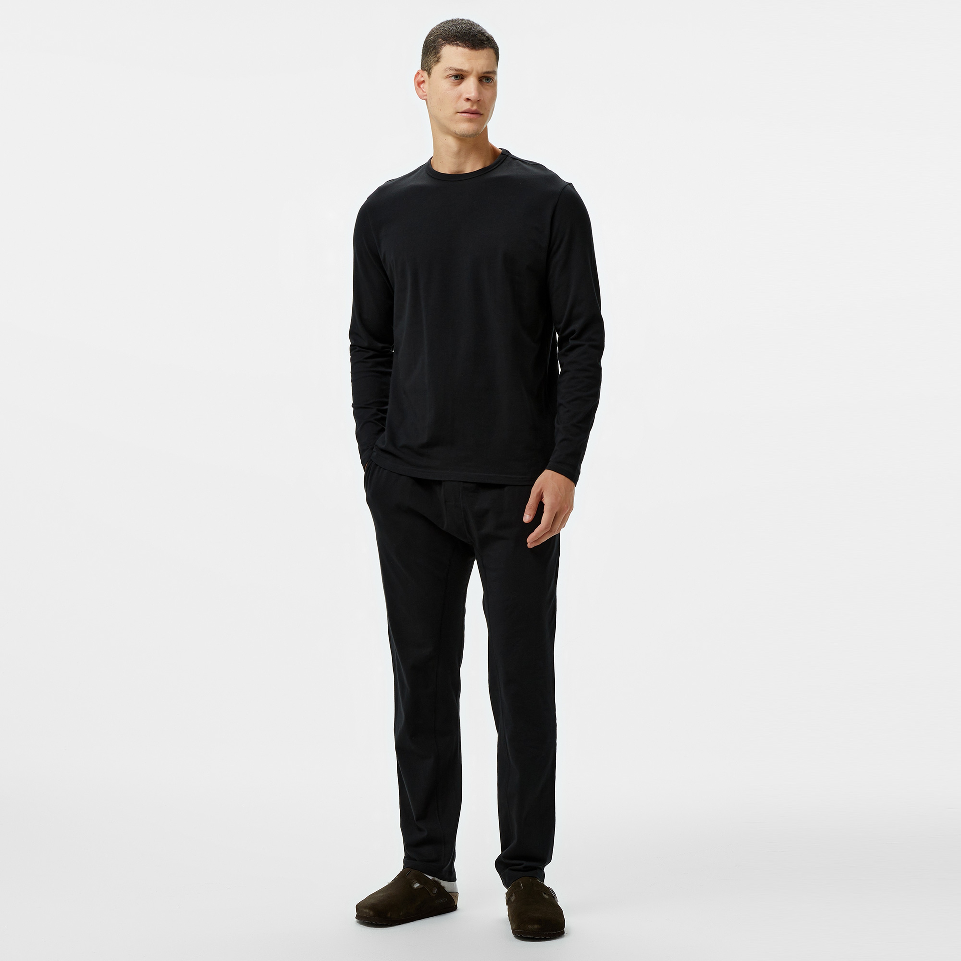 Calvin Klein Jogger Set Erkek Siyah Pijama
