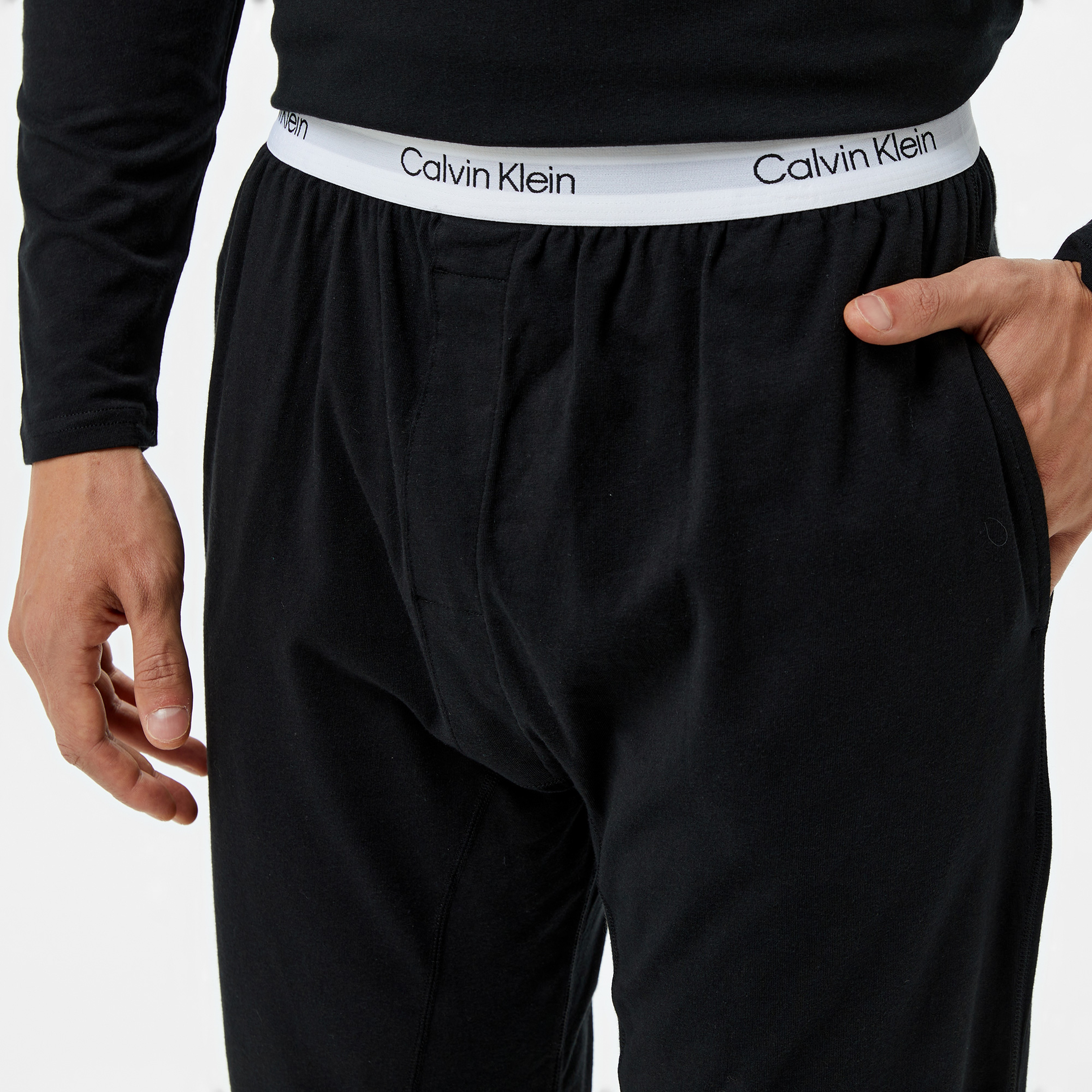 Calvin Klein Jogger Set Erkek Siyah Pijama