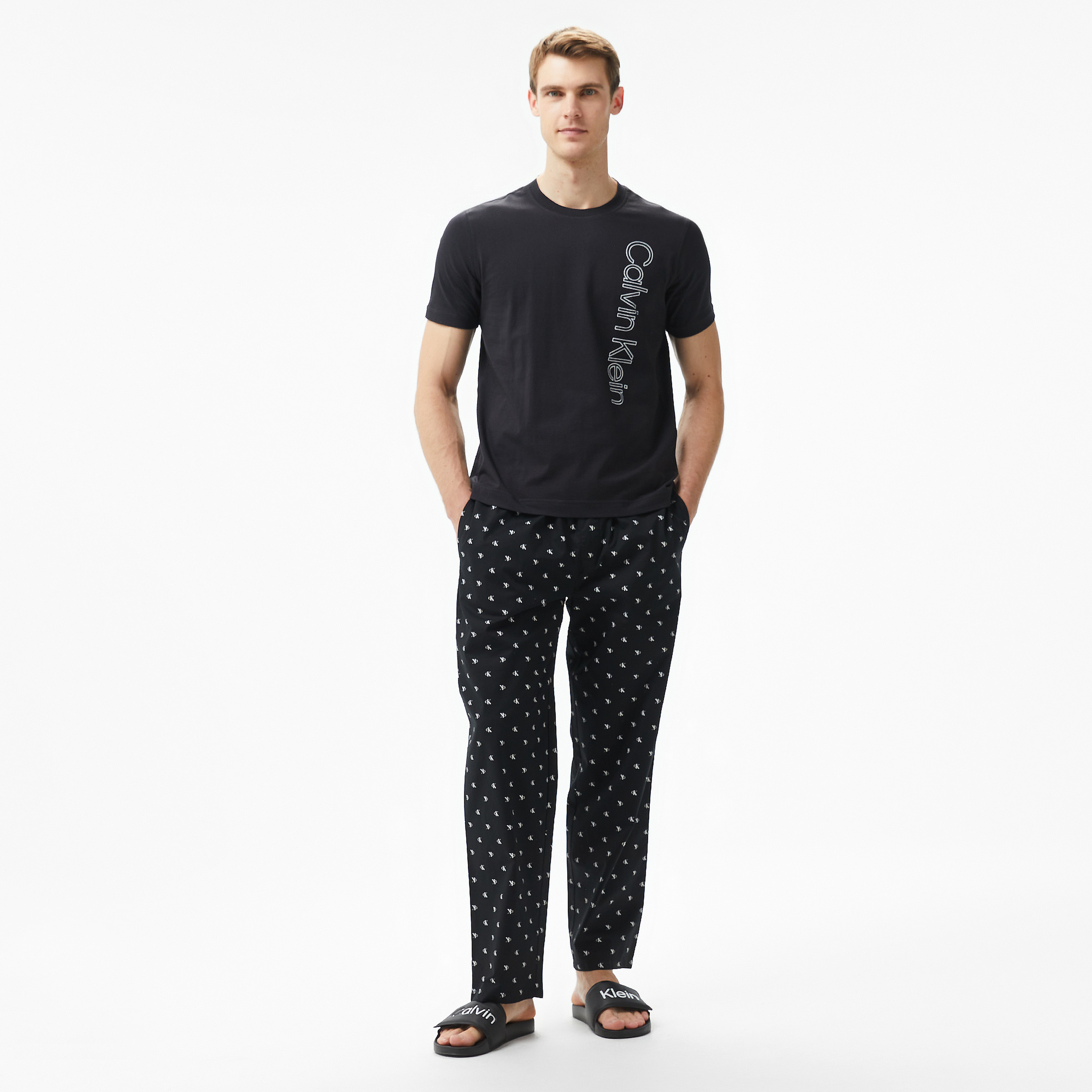 Calvin Klein Sleep Erkek Siyah Pijama