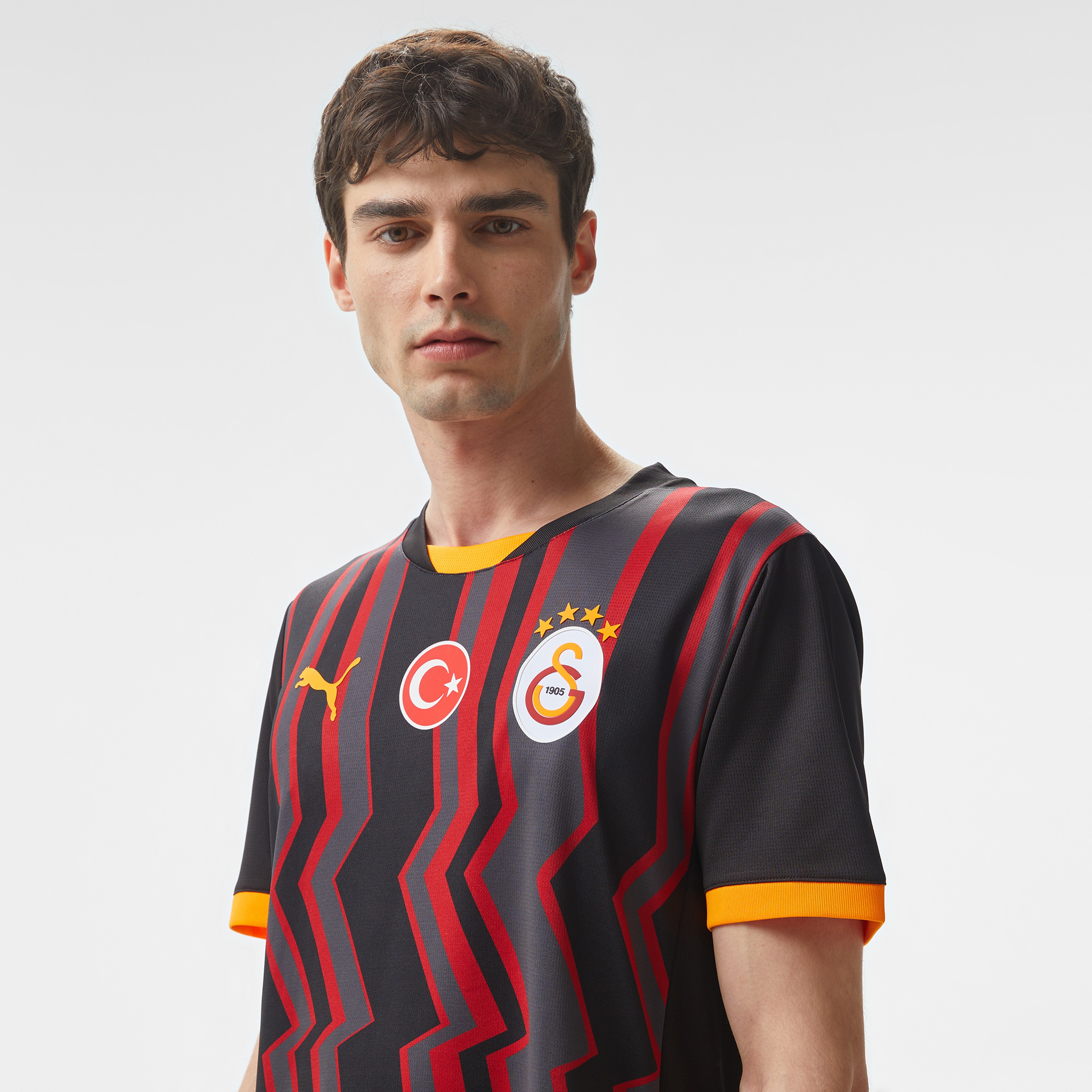 Puma Galatasaray 2024-25 Alernatif Erkek Siyah Futbol Forması