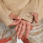 adidas Trail Dri-Fit 1/2 Zip Erkek Kahverengi Antrenman Üstü