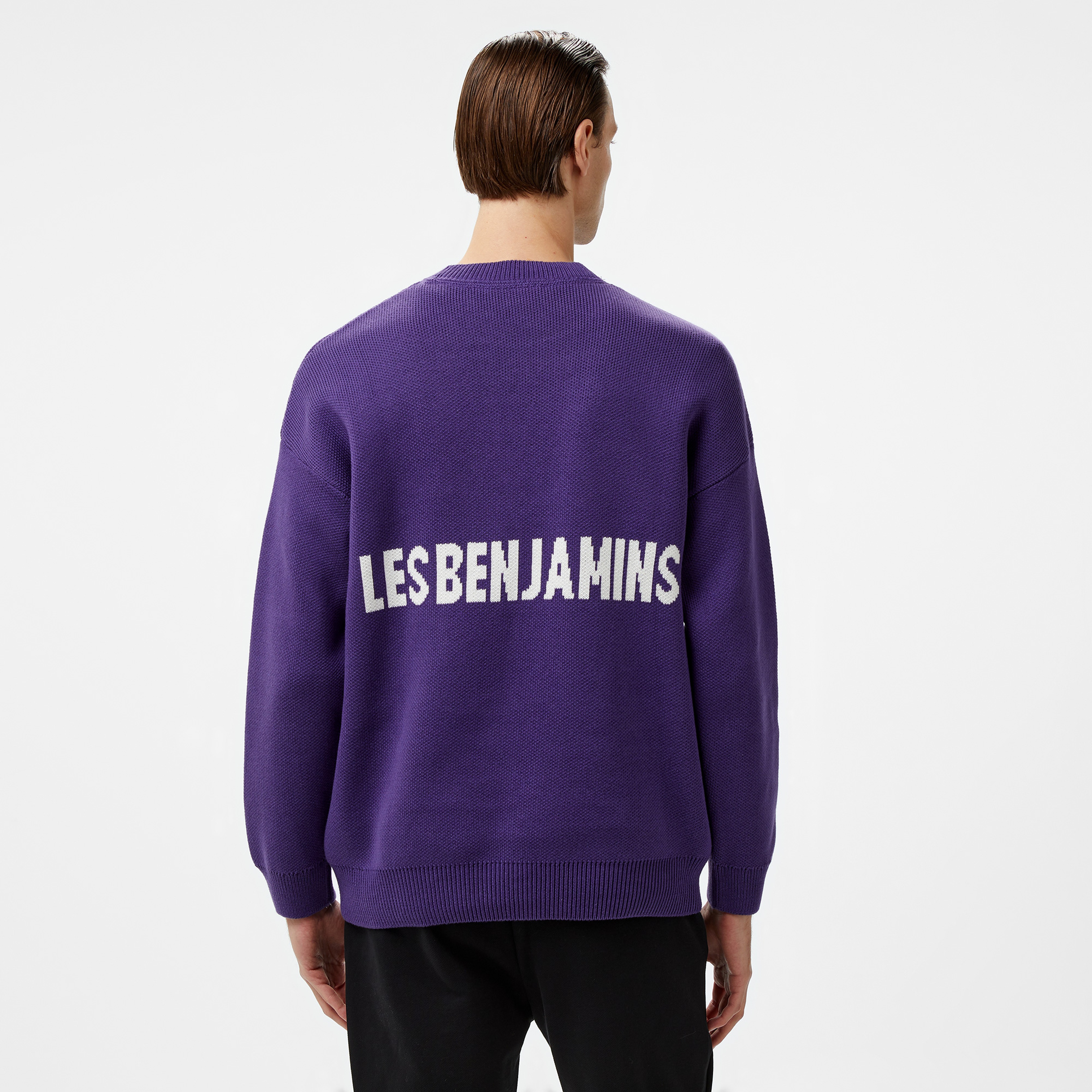 Les Benjamins 303 Erkek Mor Kazak