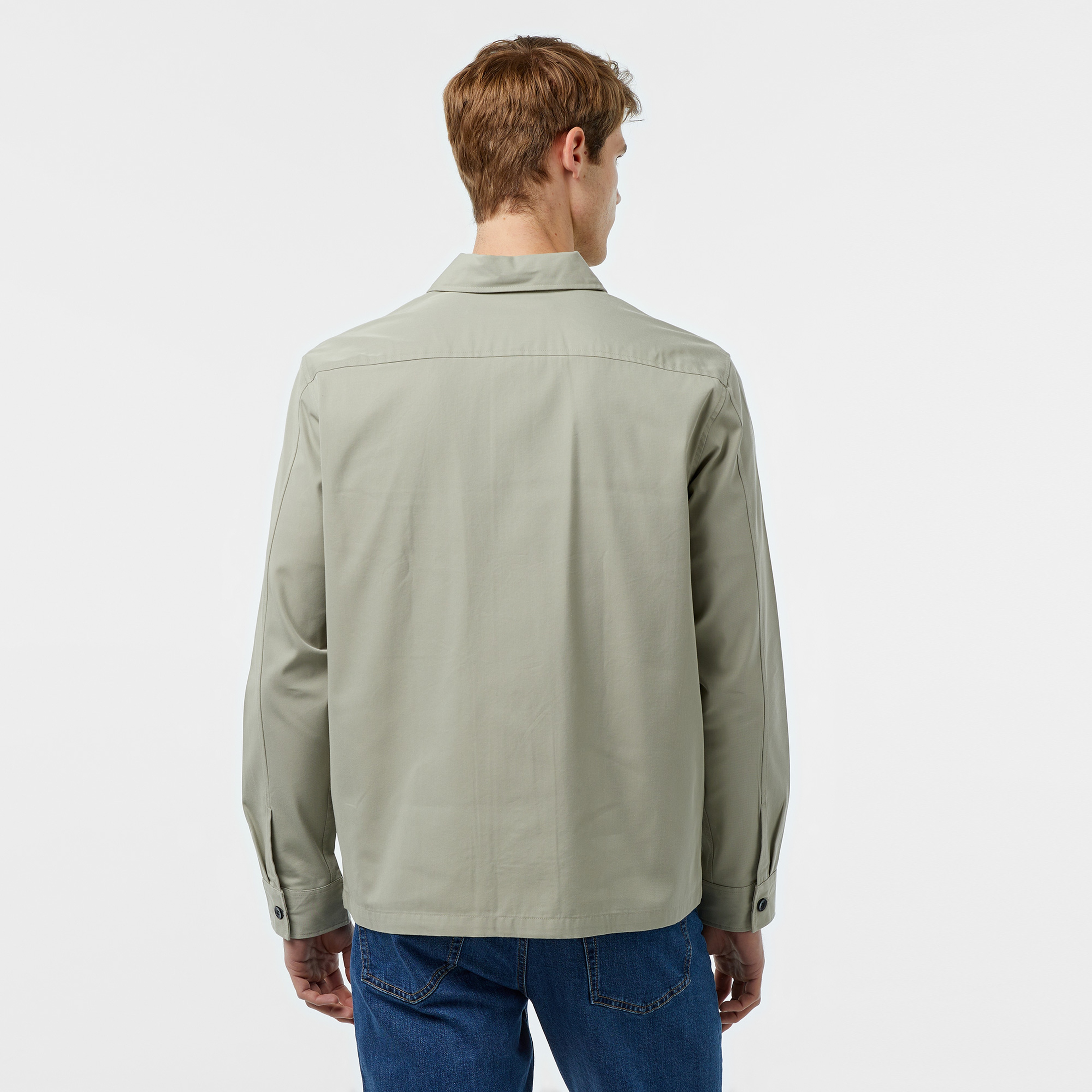 Calvin Klein Erkek Gri Gömlek