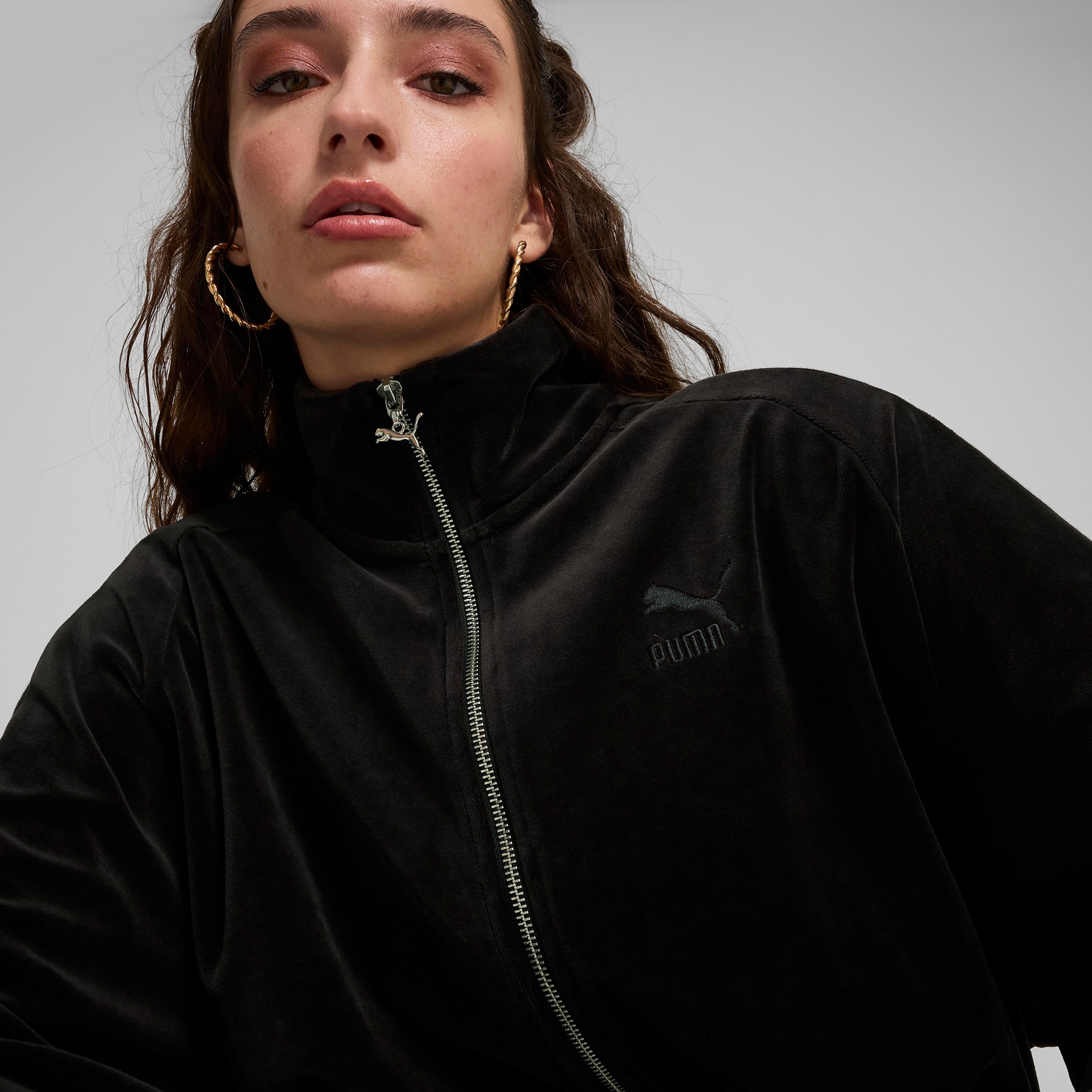 Puma T7 Oversized Track Erkek Siyah Ceket