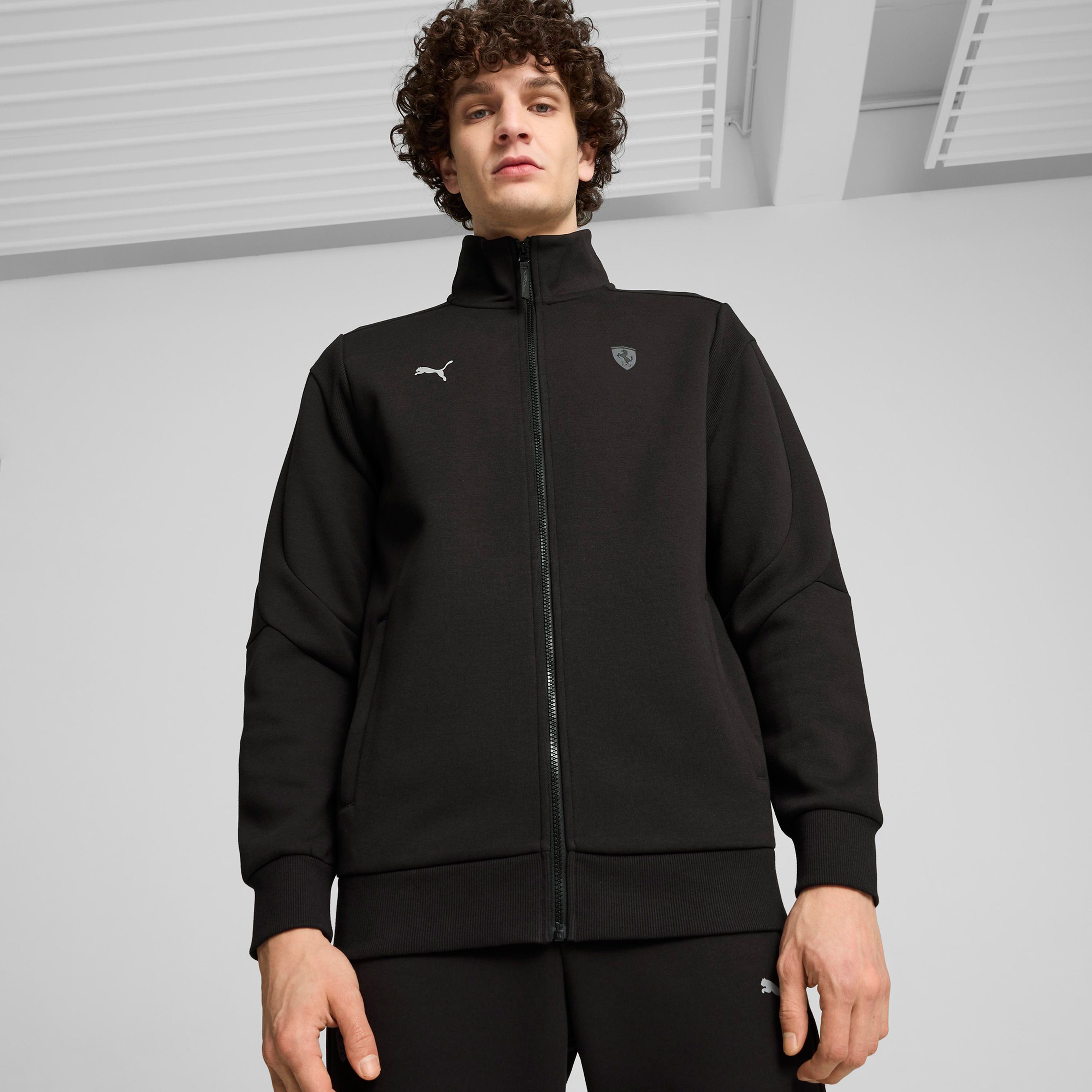 Puma Ferrari Style Erkek Siyah Ceket