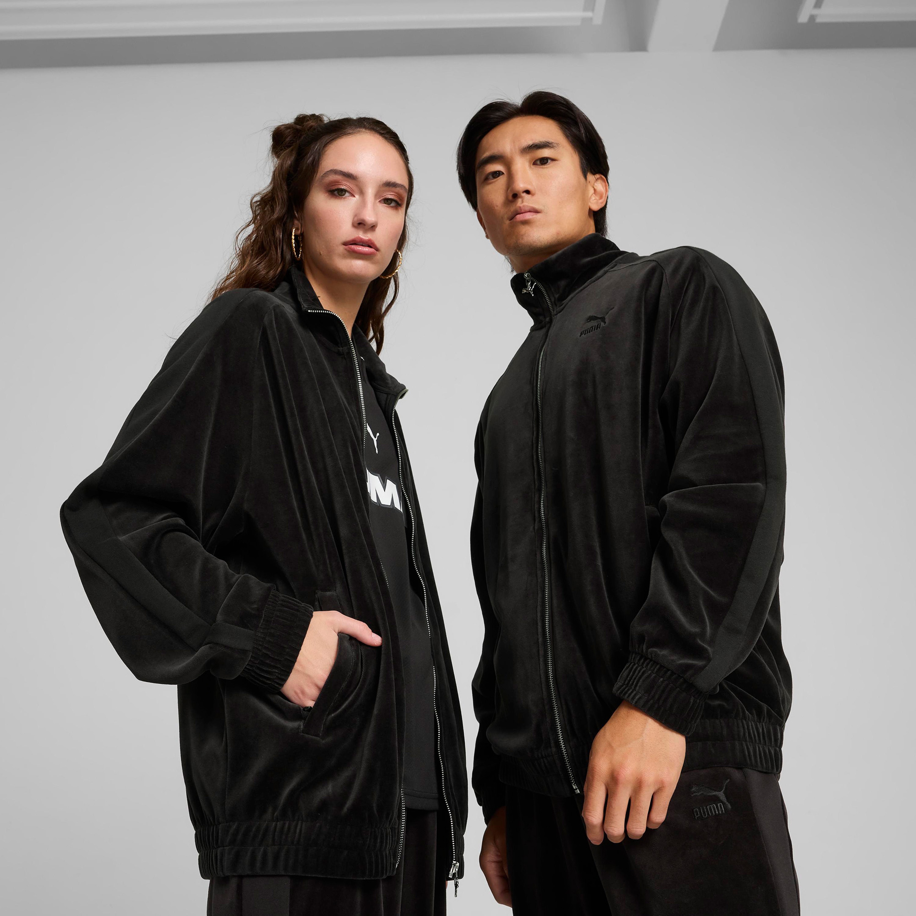 Puma T7 Oversized Track Erkek Siyah Ceket