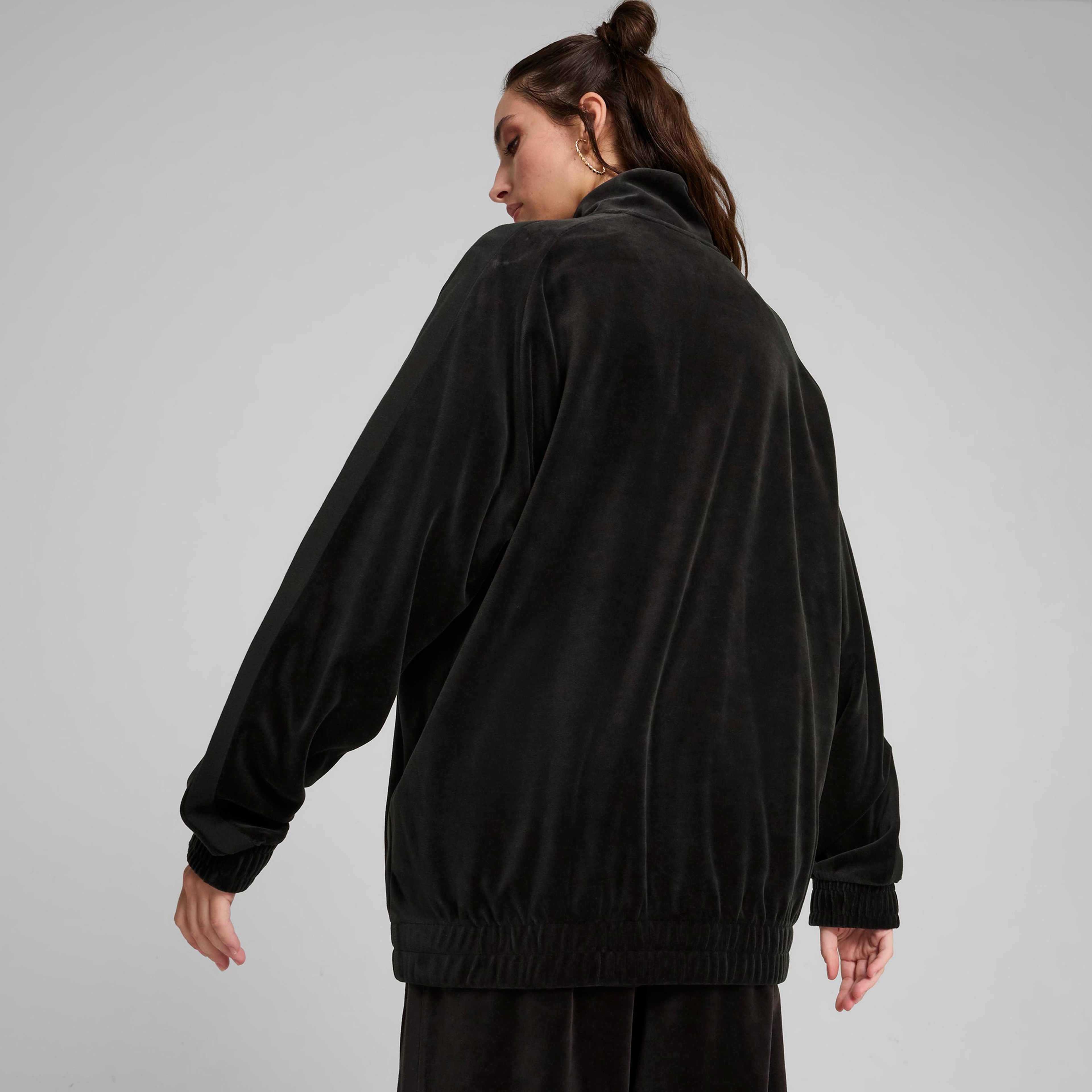 Puma T7 Oversized Track Erkek Siyah Ceket