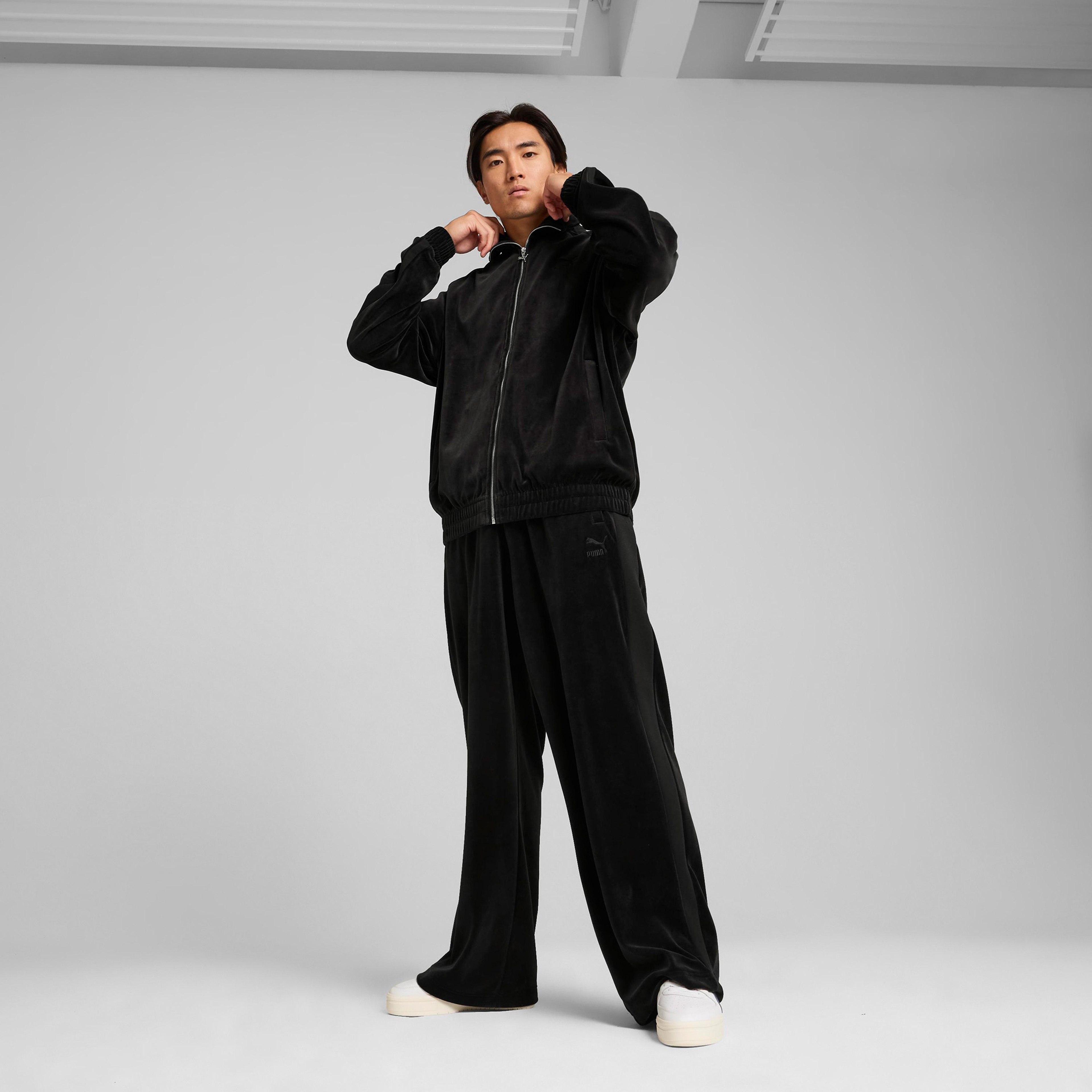 Puma T7 Oversized Track Erkek Siyah Ceket