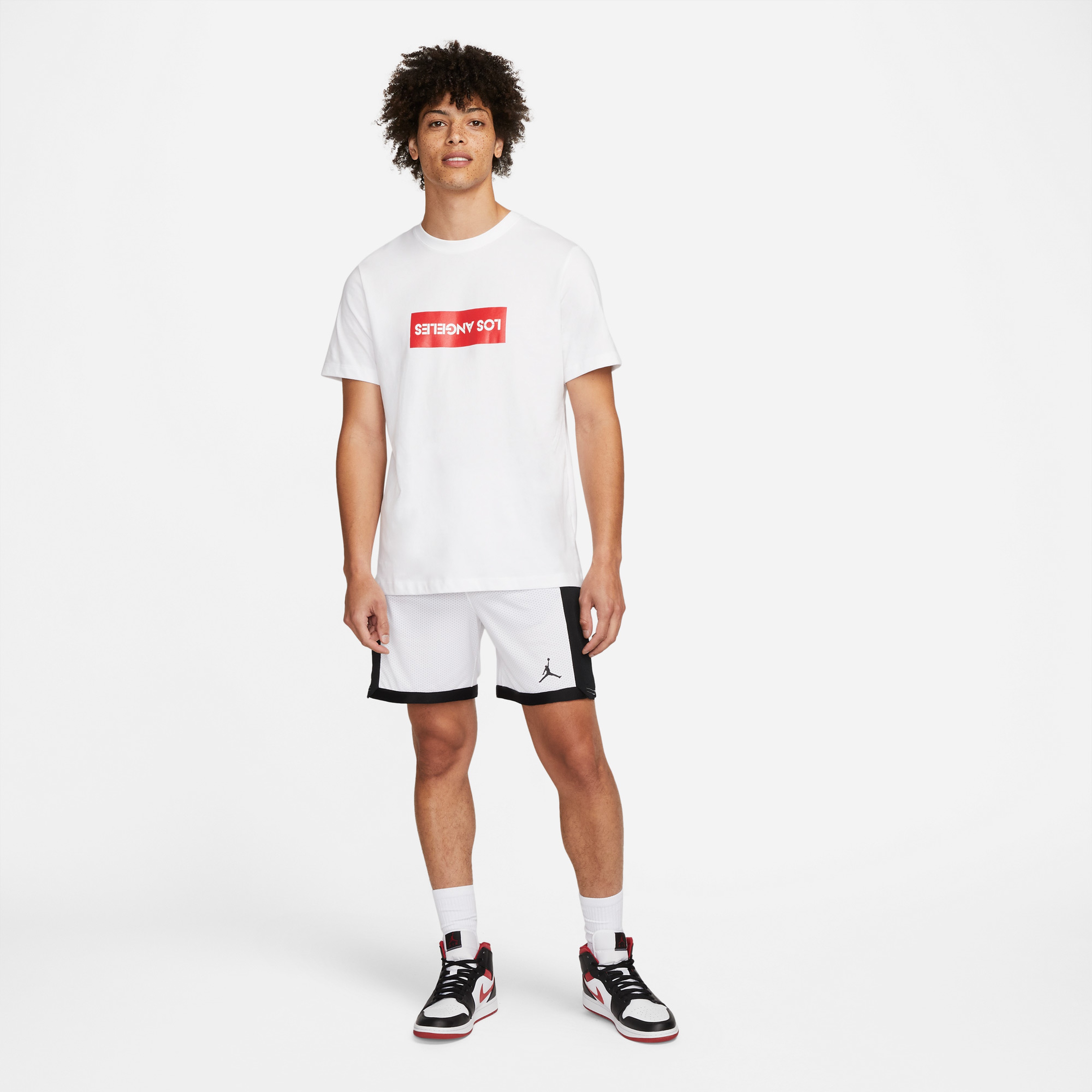 Jordan Dri-FIT Sport Mesh Erkek Beyaz Şort