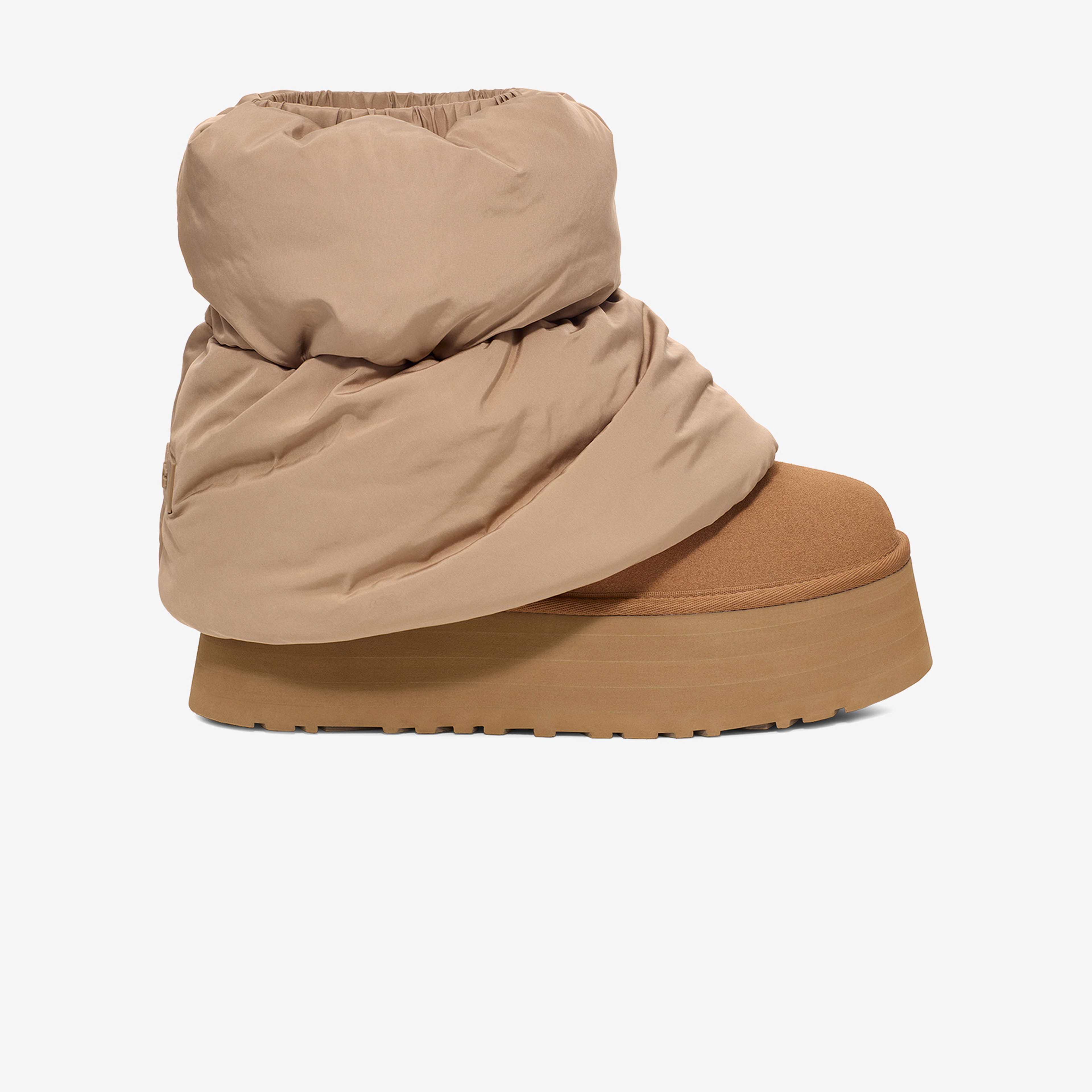 UGG Classic Mini Dipper Puffer Kadın Taba Bot