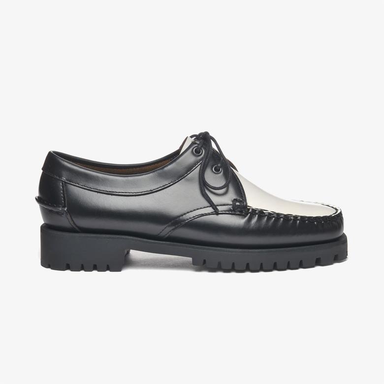 Sebago James Lug Kadın Siyah/Beyaz Günlük Ayakkabı