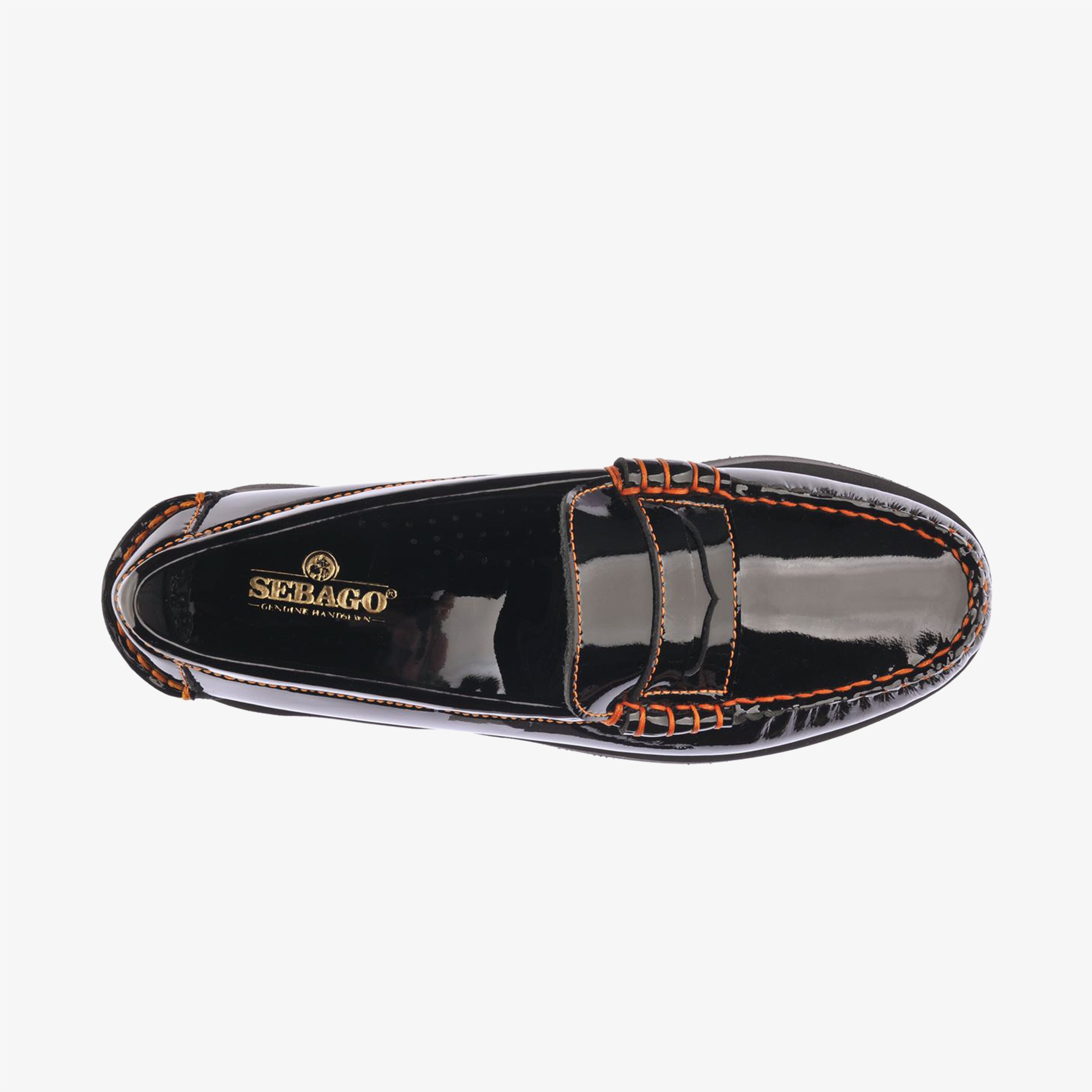 Sebago Kara Kadın Siyah/Turuncu Günlük Ayakkabı