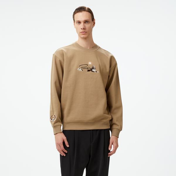 Primitive Passage Crewneck Erkek Bej Sweatshirt