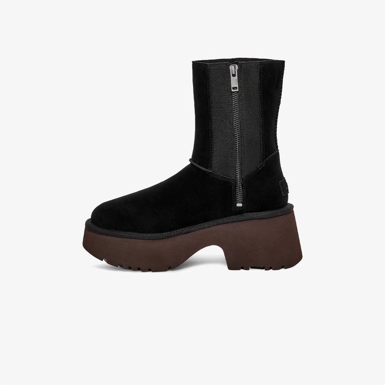 UGG Classic Twin Seam New Heights Kadın Siyah Bot