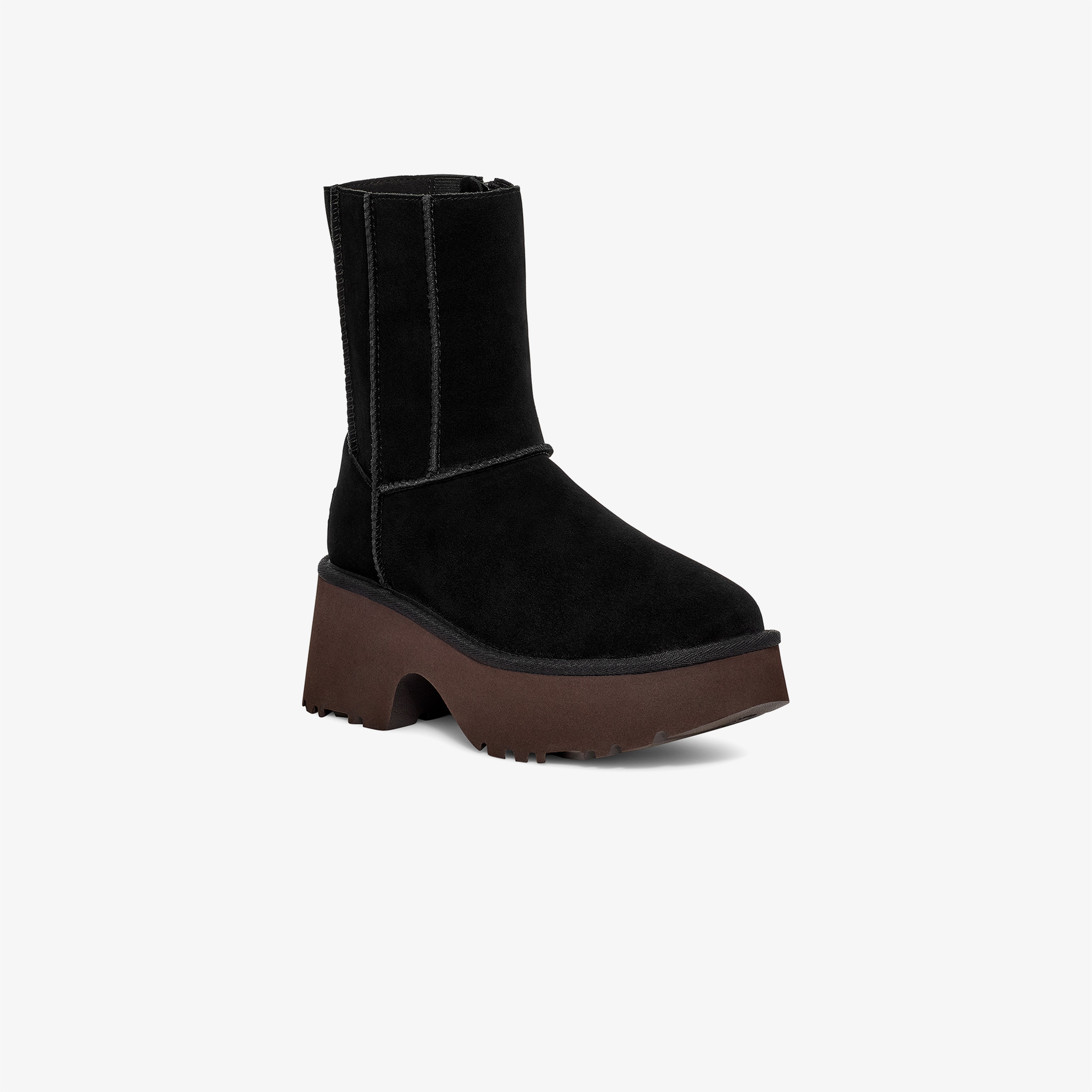 UGG Classic Twin Seam New Heights Kadın Siyah Bot