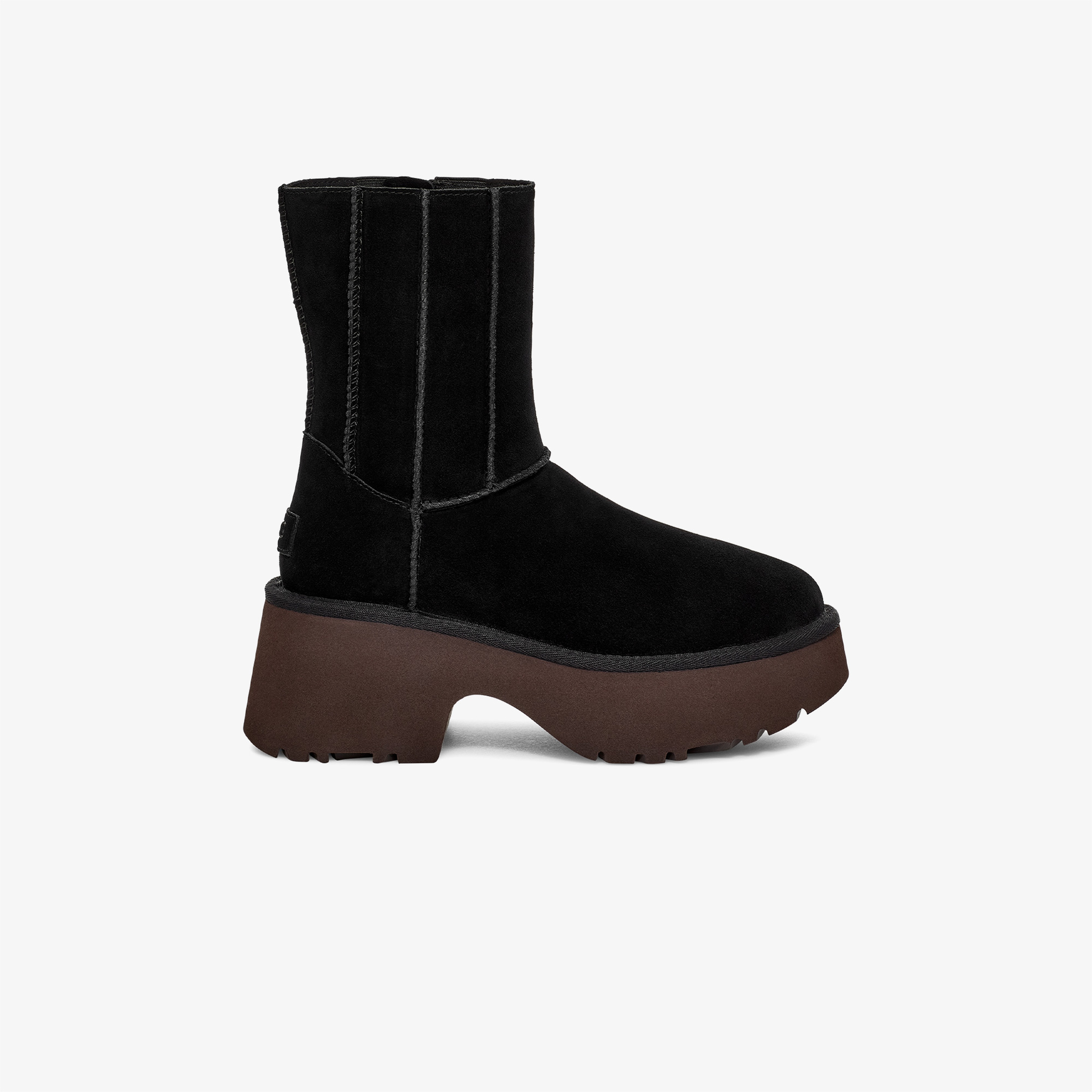 UGG Classic Twin Seam New Heights Kadın Siyah Bot