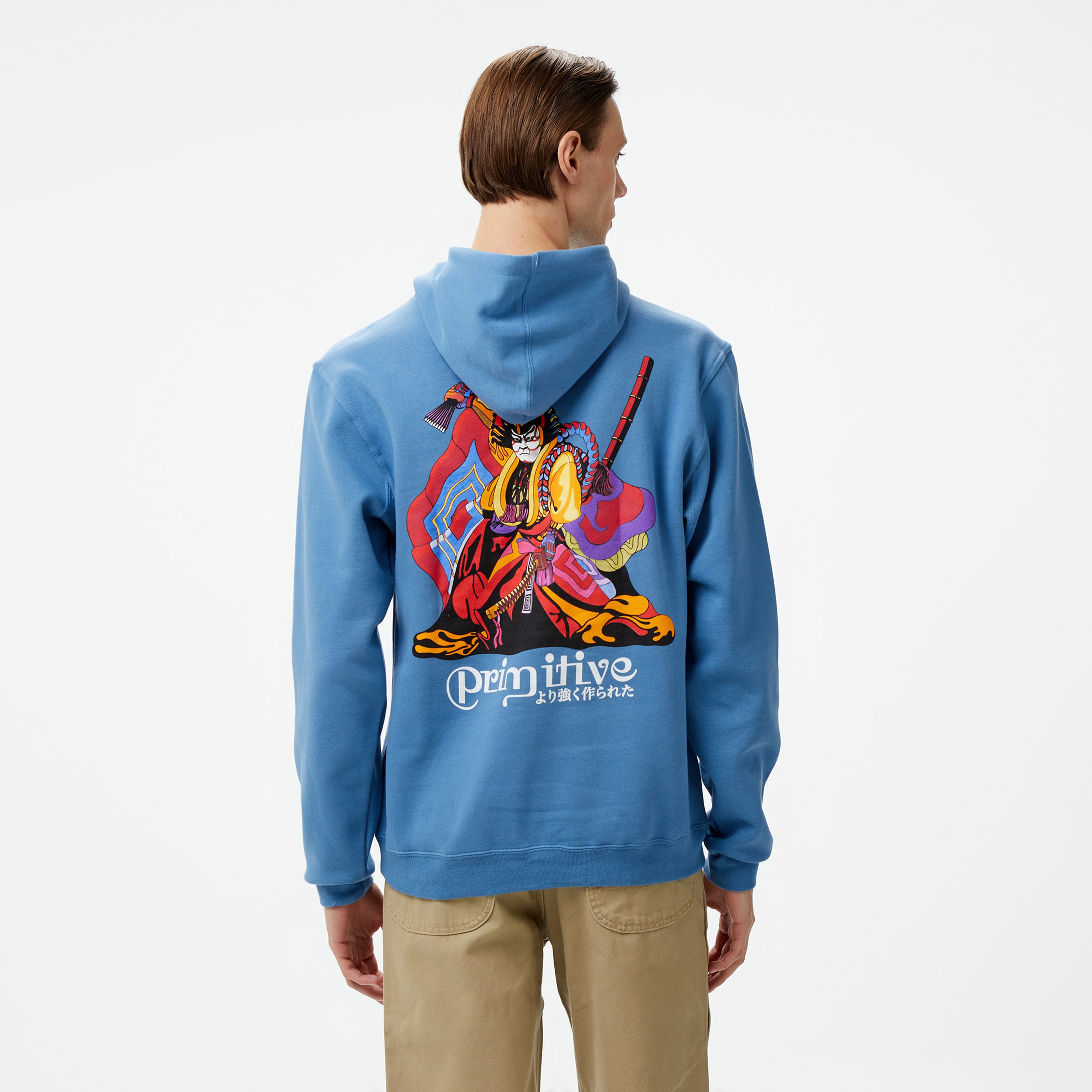 Primitive In Peace Hood Erkek Mavi Sweatshirt