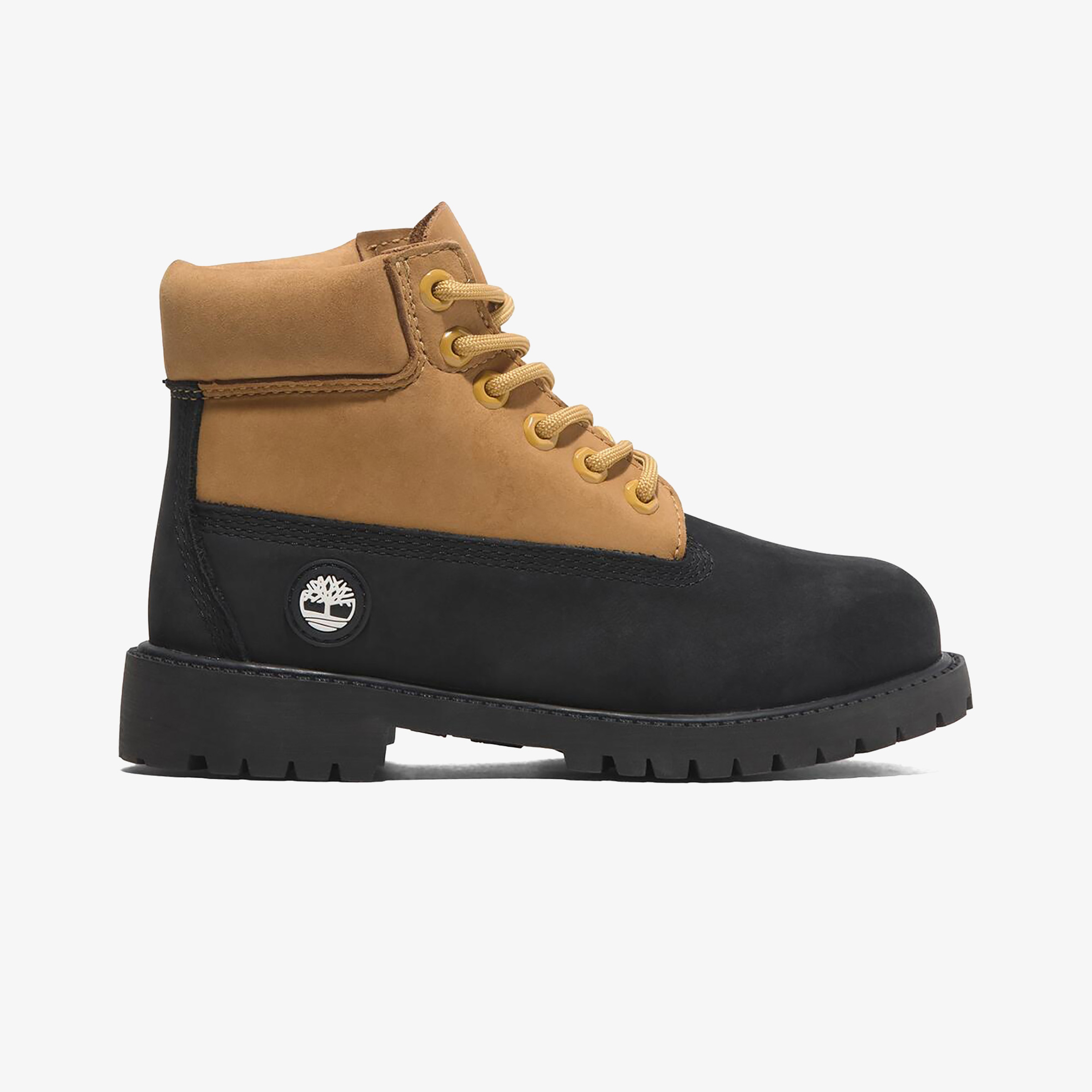 Timberland Premium 6 Inch Lace Up Çocuk Siyah Bot