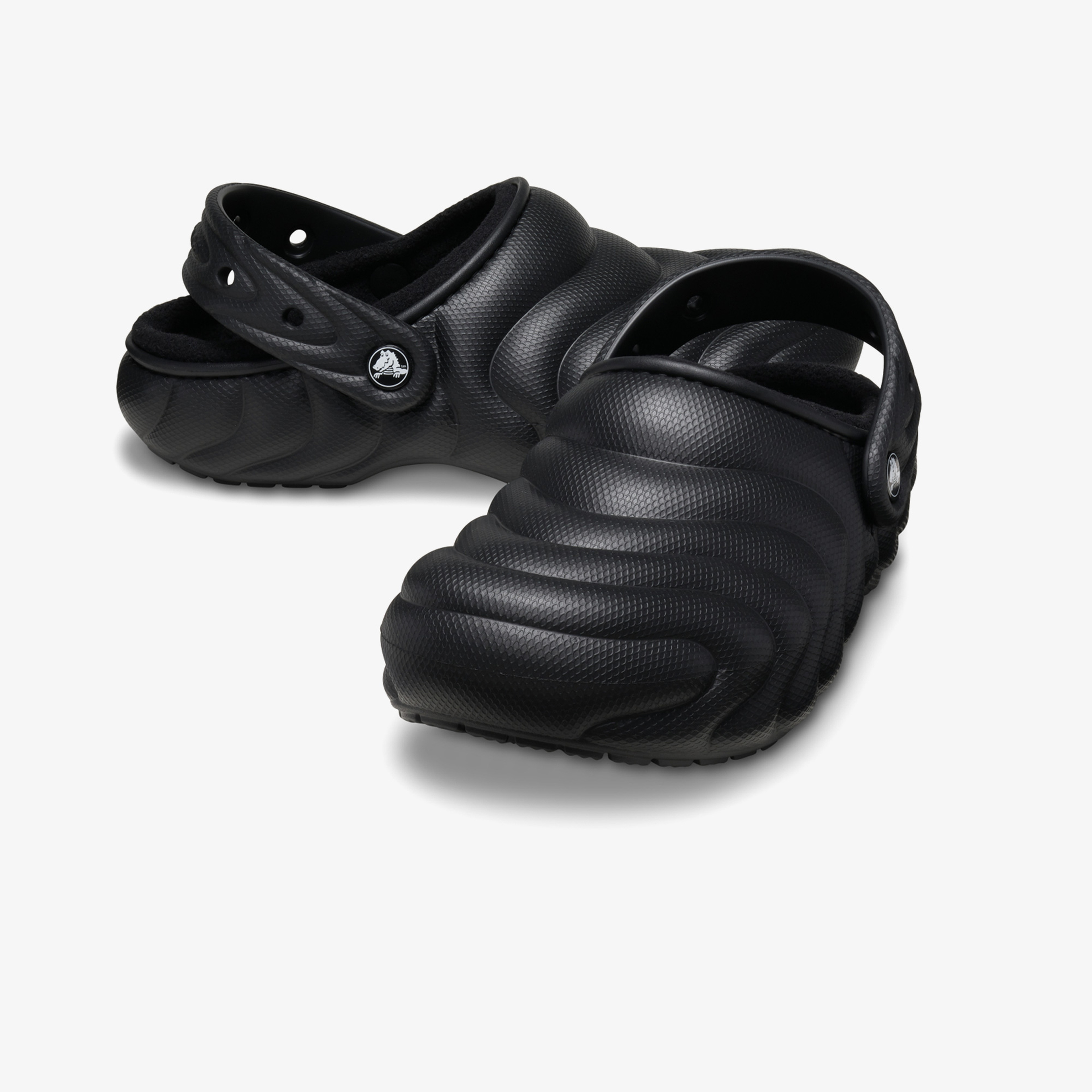 Crocs Classic Lined Overpuff Clog Unisex Siyah Terlik