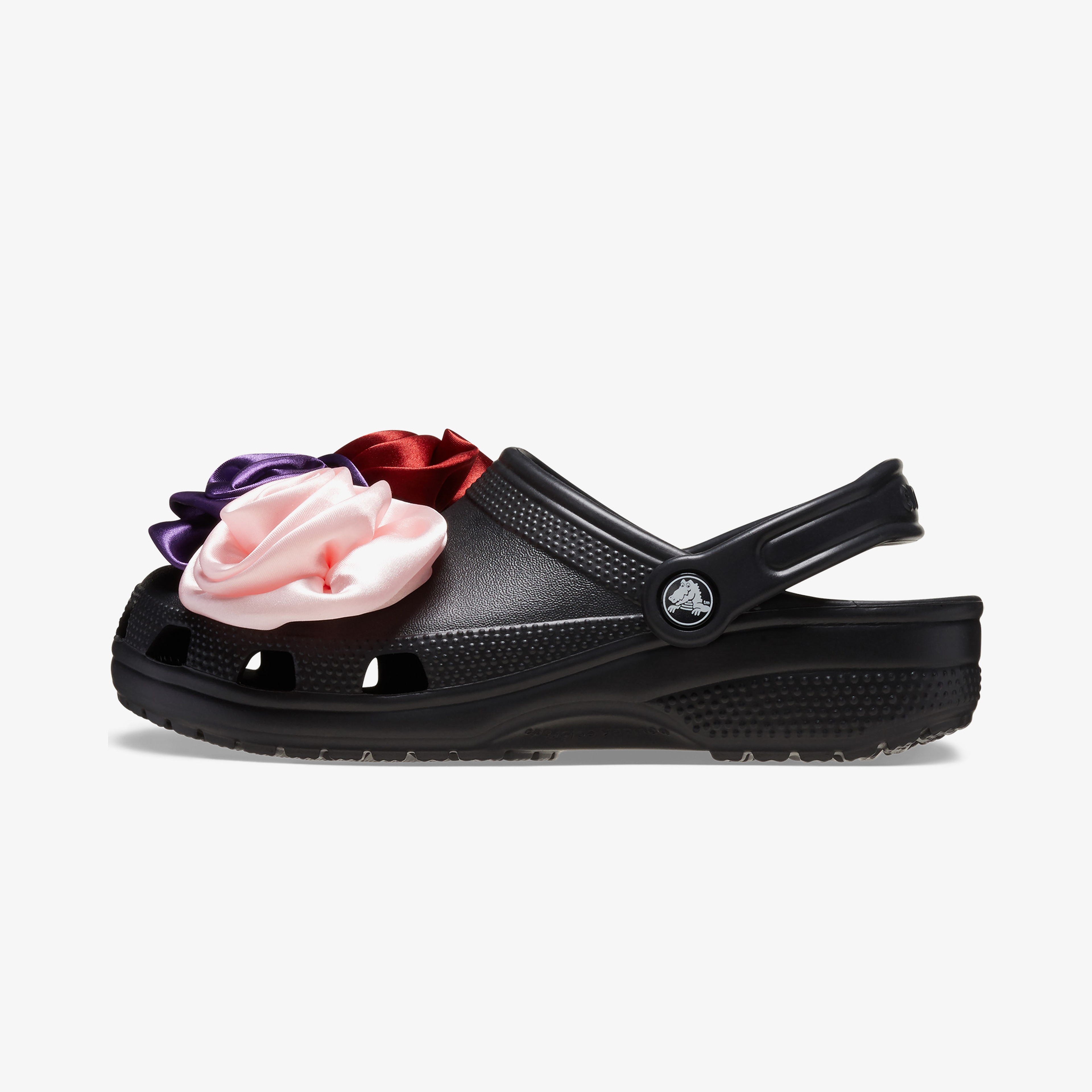Crocs Classic Rosette Clog Unisex Siyah Terlik