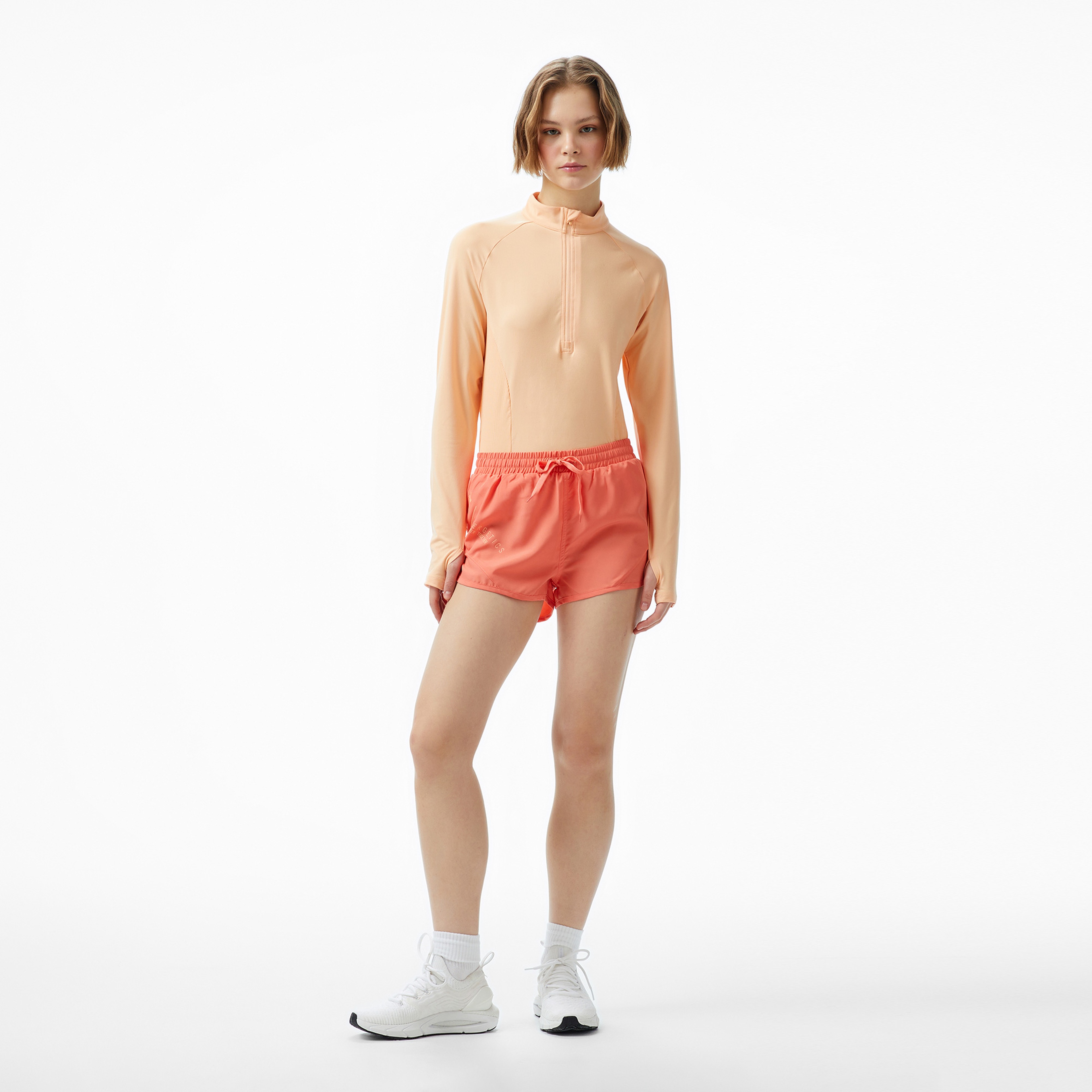 Energetics Cusca iv Kadın Turuncu Koşu Sweatshirt