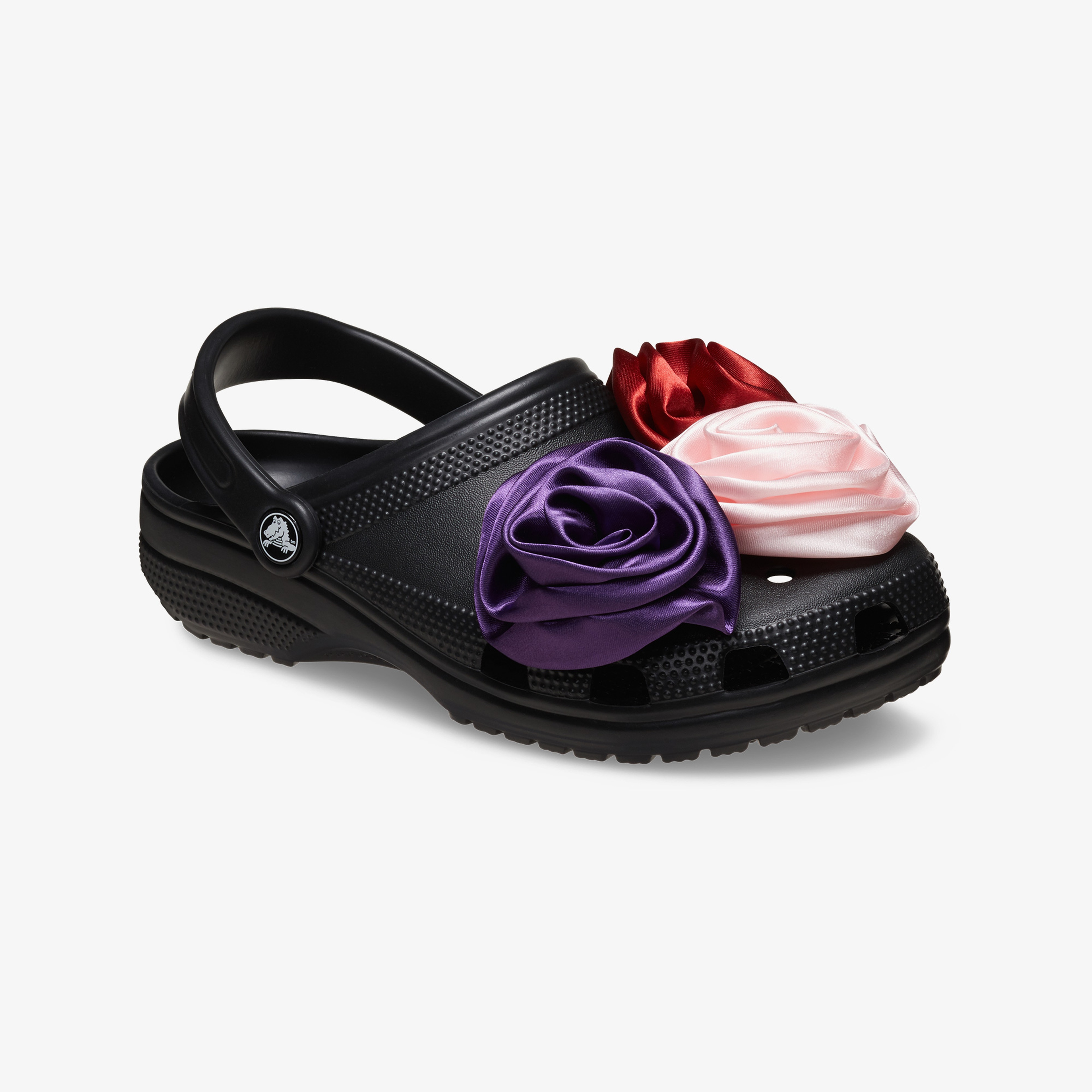 Crocs Classic Rosette Clog Unisex Siyah Terlik