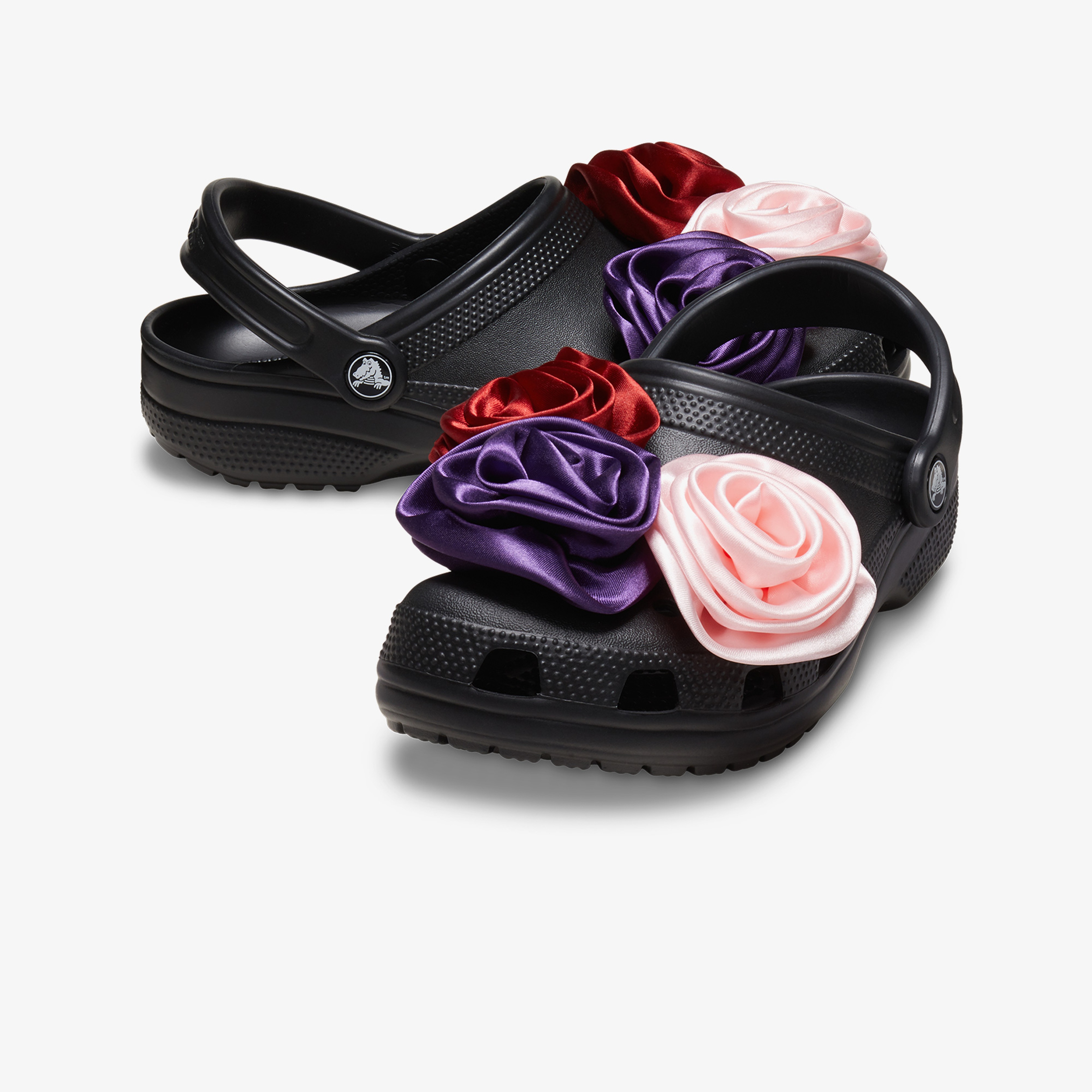 Crocs Classic Rosette Clog Unisex Siyah Terlik