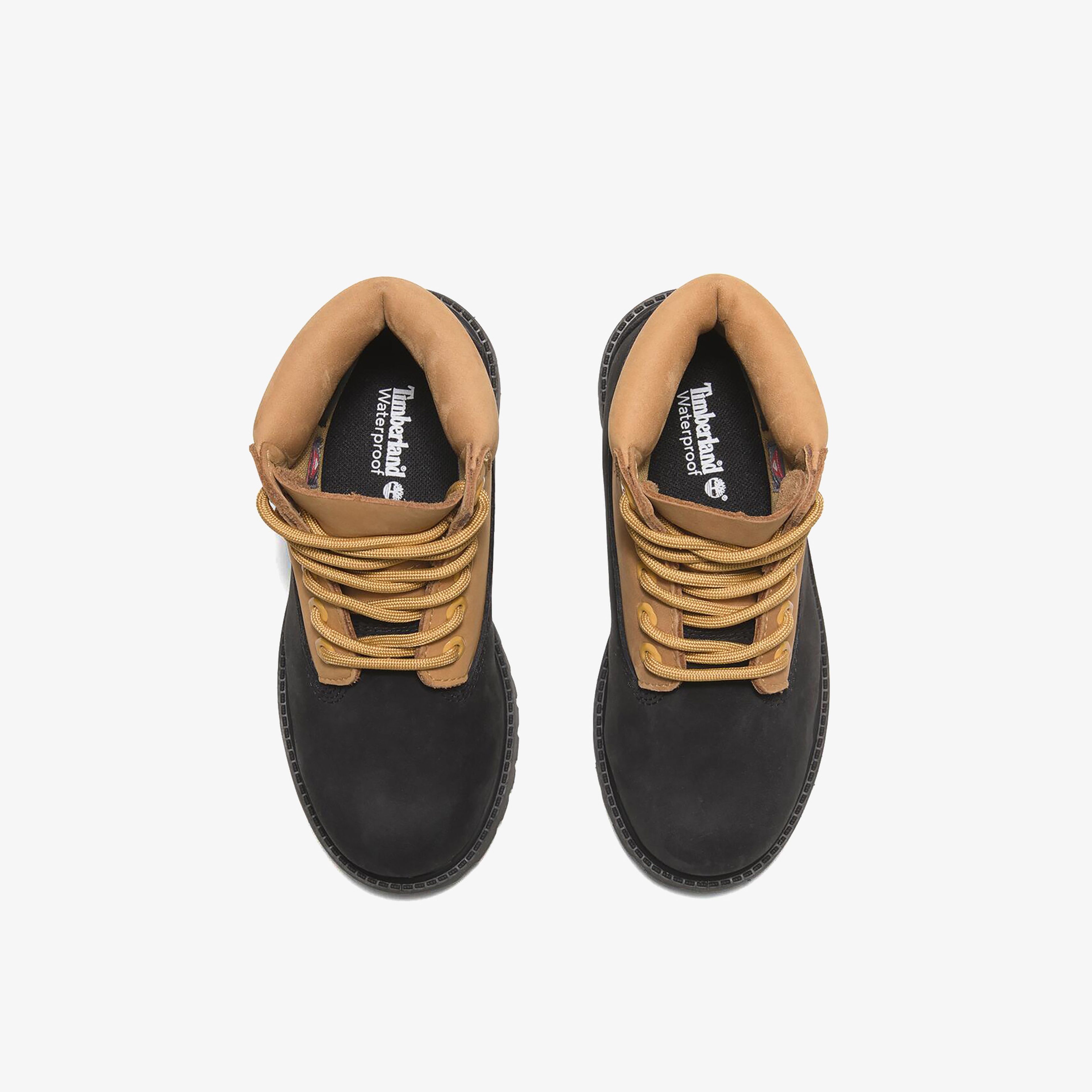 Timberland Premium 6 Inch Lace Up Çocuk Siyah Bot
