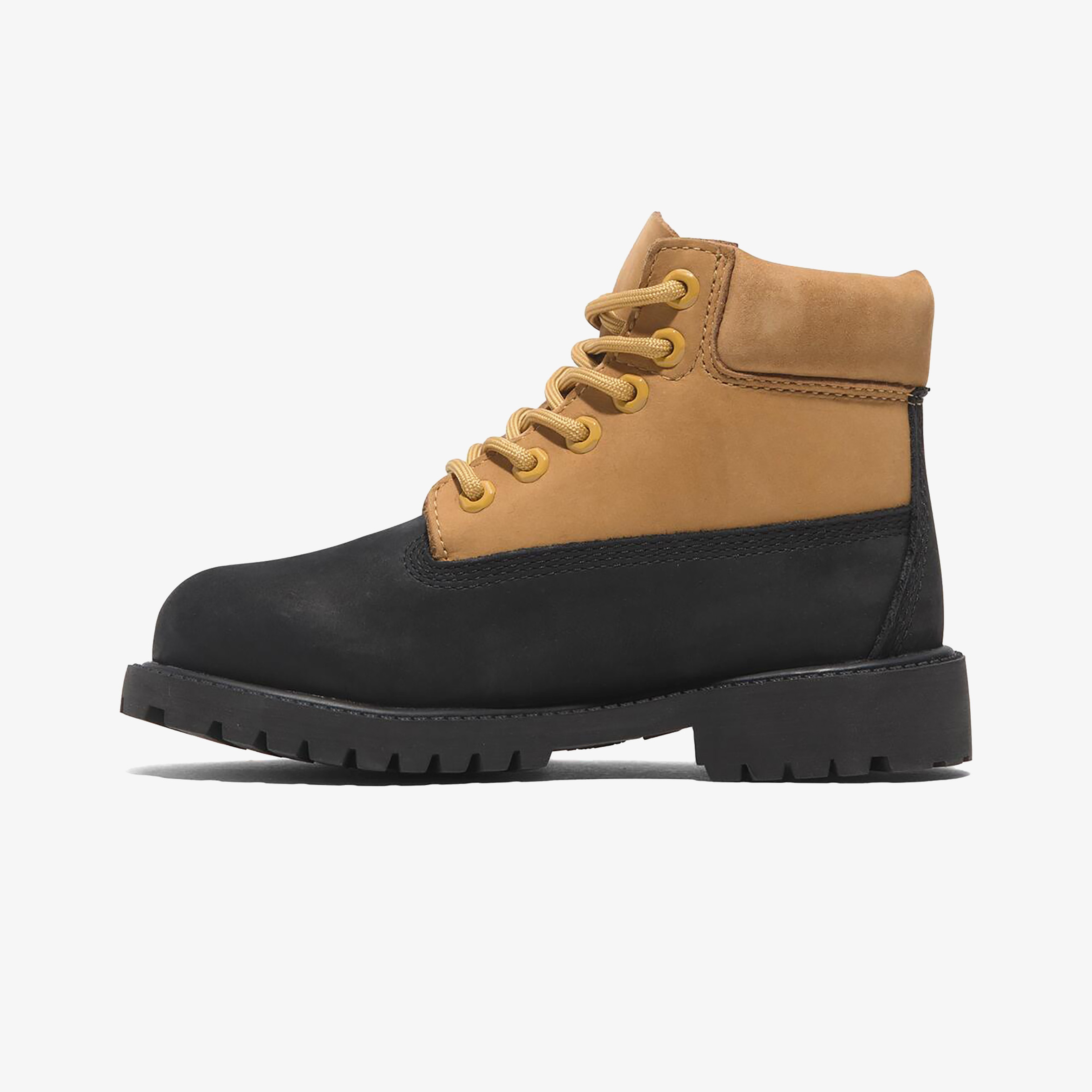 Timberland Premium 6 Inch Lace Up Çocuk Siyah Bot