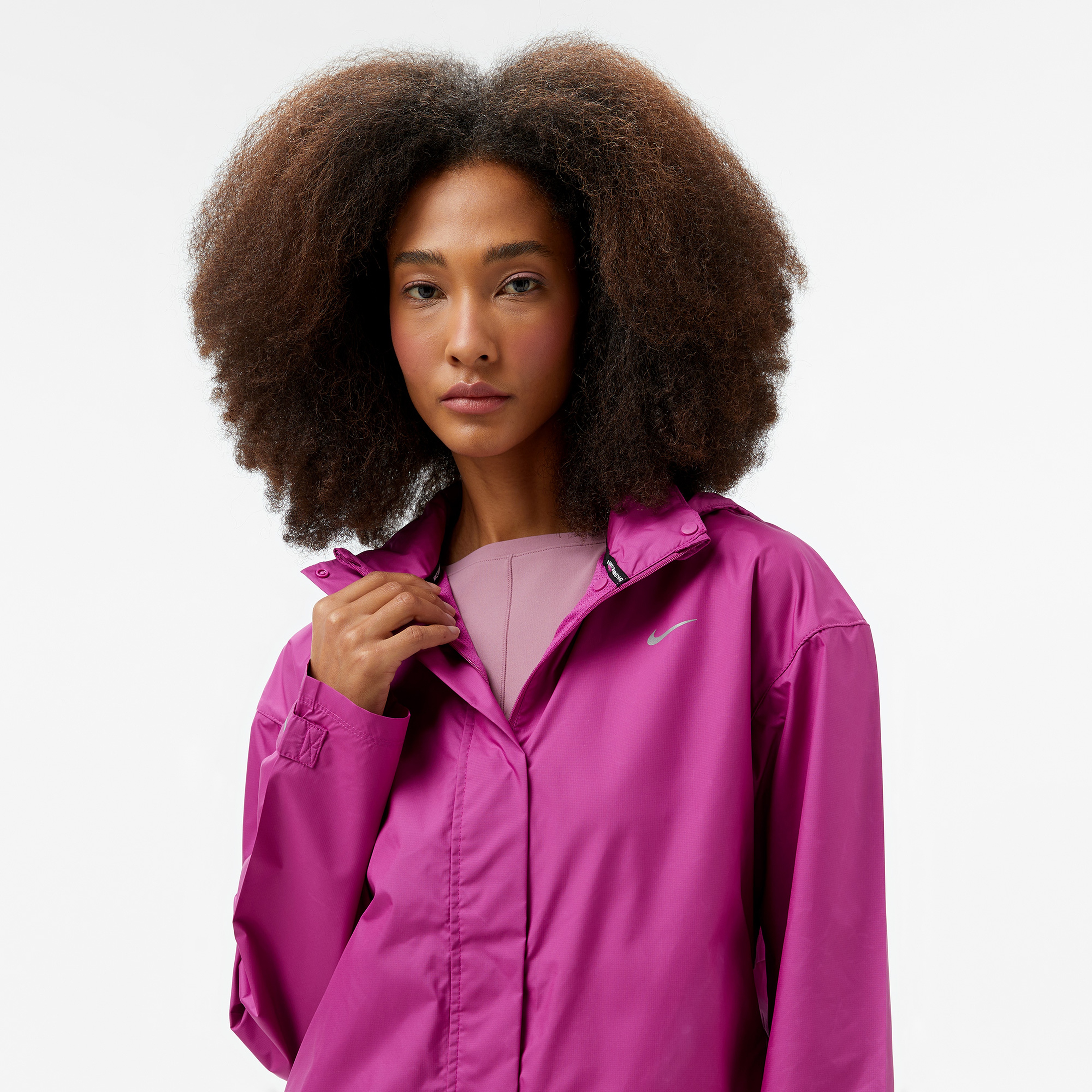 Nike Swoosh Fast Kadın Mor Ceket