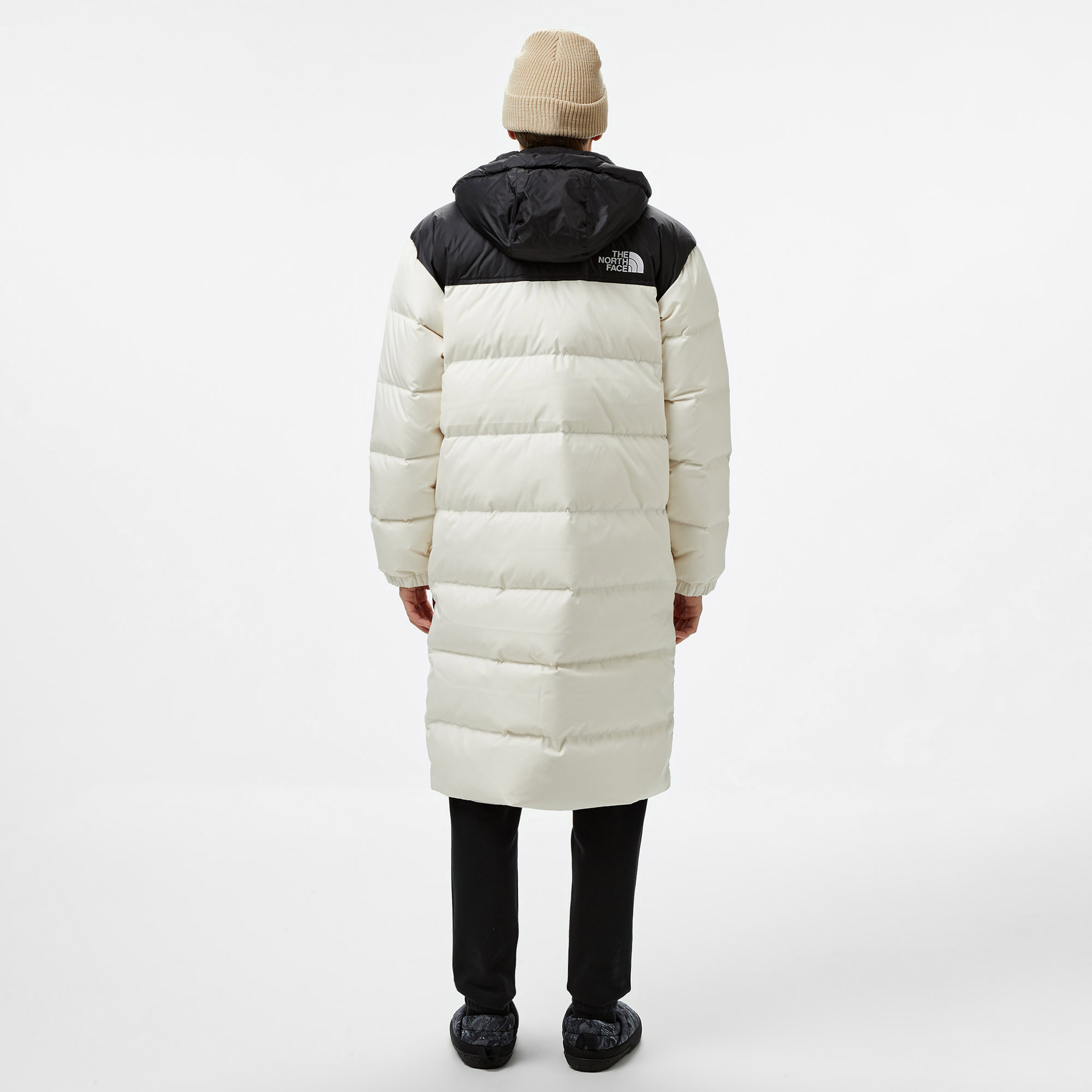 The North Face Nuptse Parka Erkek Beyaz Ceket