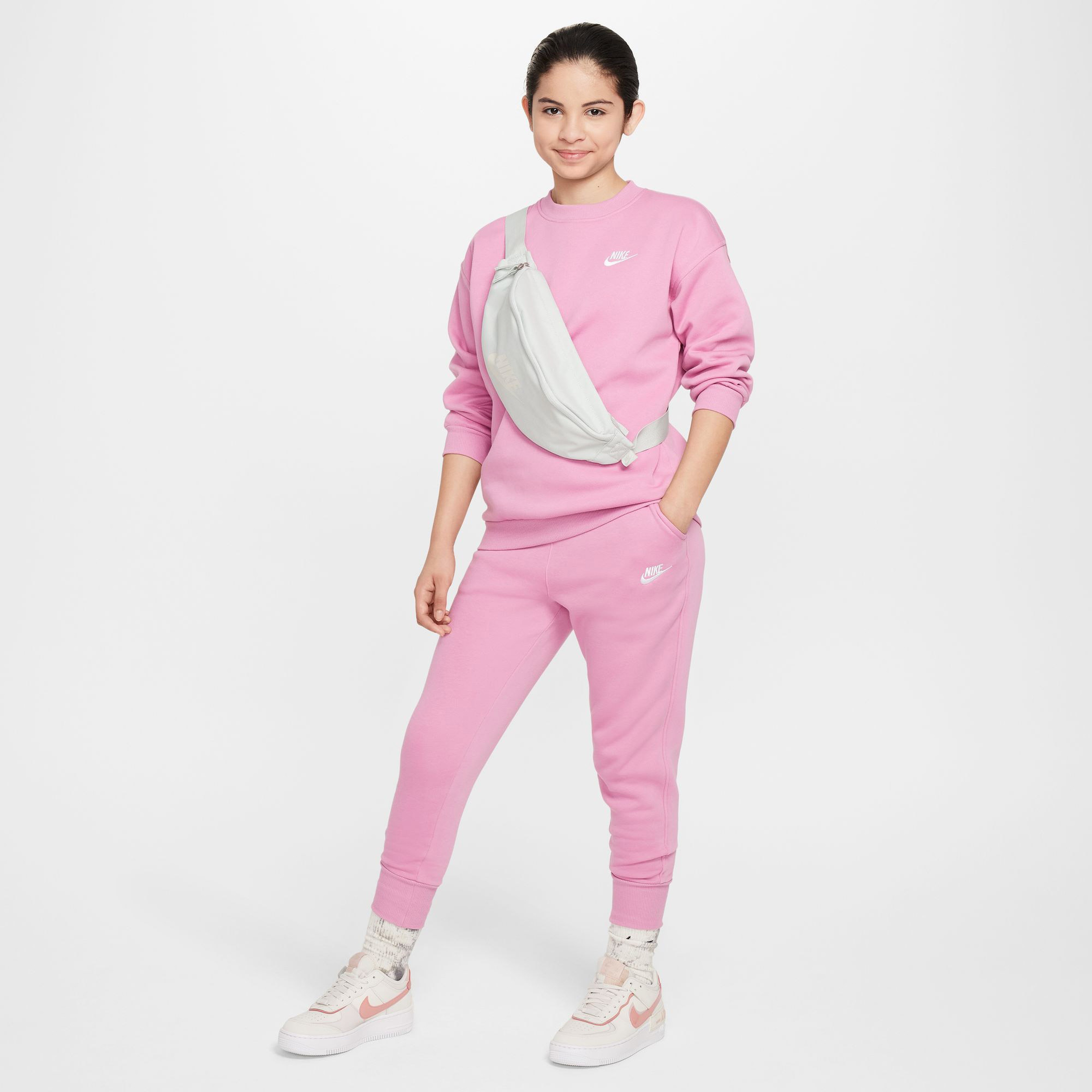 Nike Sportswear Club Fleece Çocuk Pembe Günlük Eşofman Altı