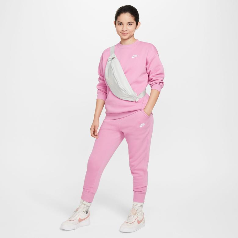 Nike Sportswear Club Fleece Çocuk Pembe Günlük Eşofman Altı