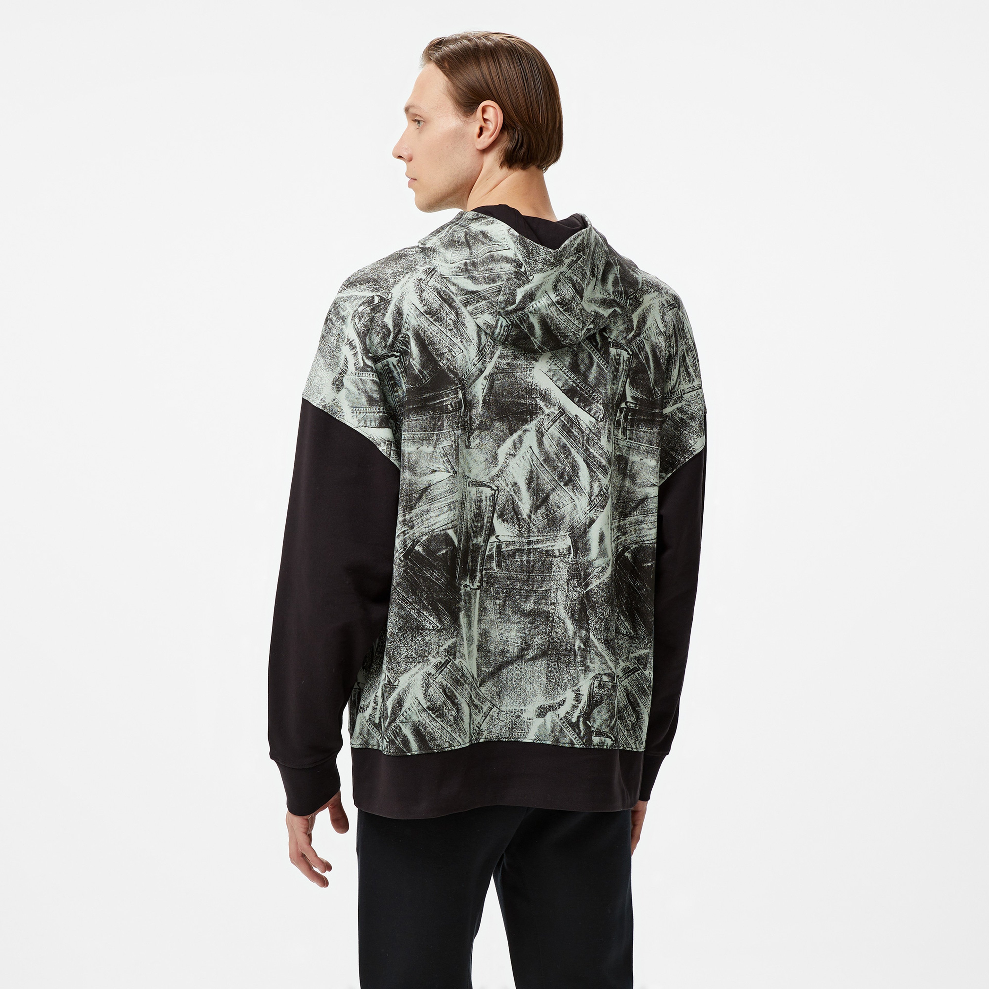 Les Benjamins 016 Erkek Siyah Sweatshirt