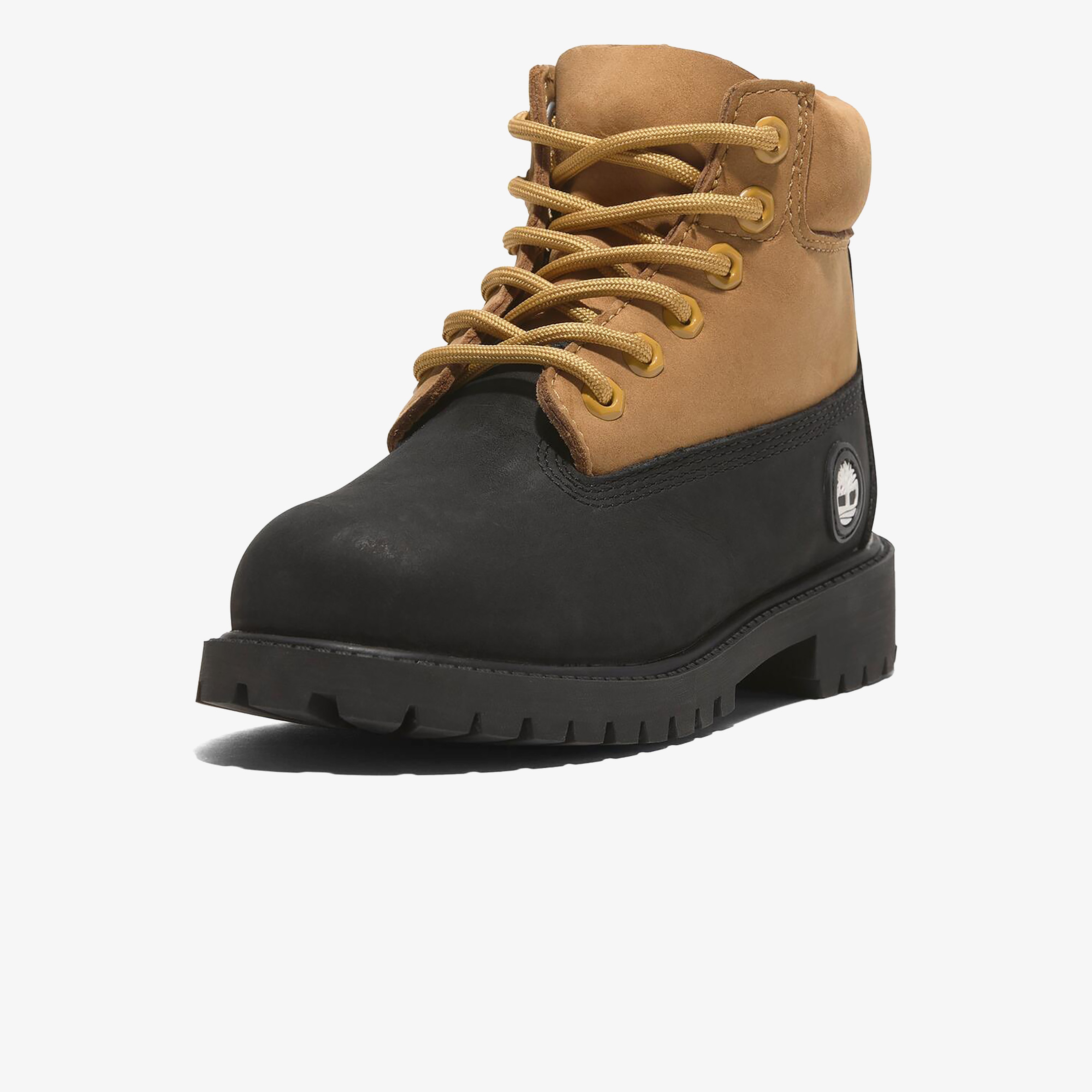 Timberland Premium 6 Inch Lace Up Çocuk Siyah Bot