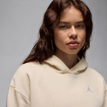 Jordan Brooklyn Fleece Kadın Bej Kapüşonlu Sweatshirt