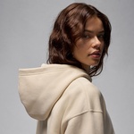 Jordan Brooklyn Fleece Kadın Bej Kapüşonlu Sweatshirt