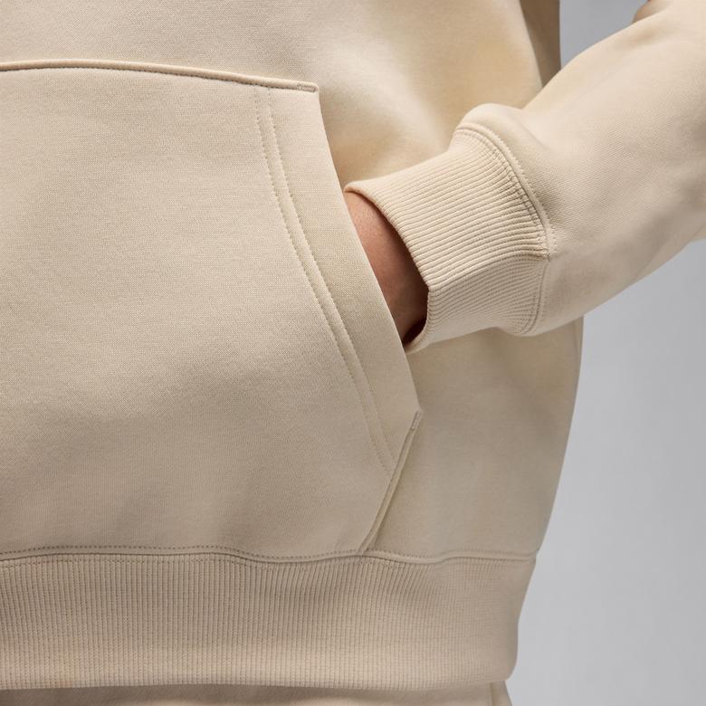 Jordan Brooklyn Fleece Kadın Bej Kapüşonlu Sweatshirt