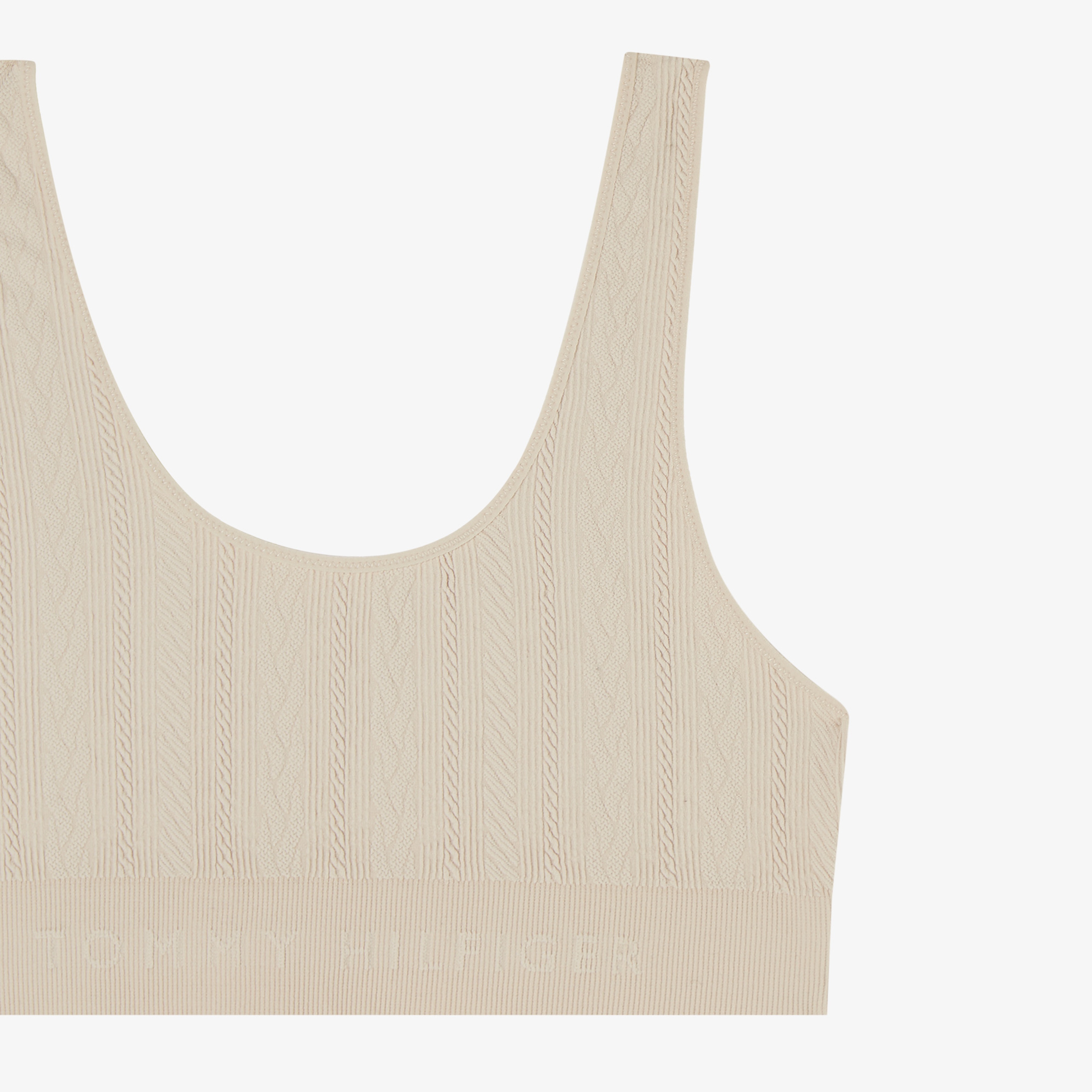 Tommy Hilfiger Unlined Kadın Bej Bra