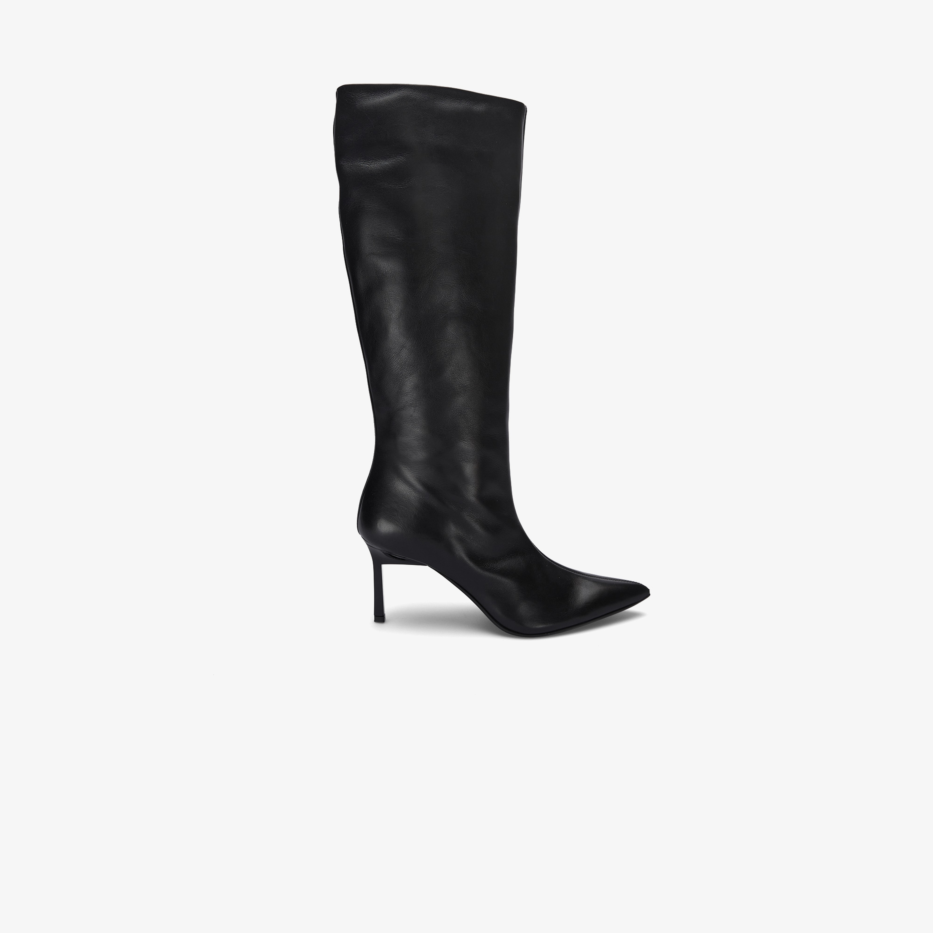 Calvin Klein Heel Knee Boot 70 Kadın Siyah Yağmur Botu