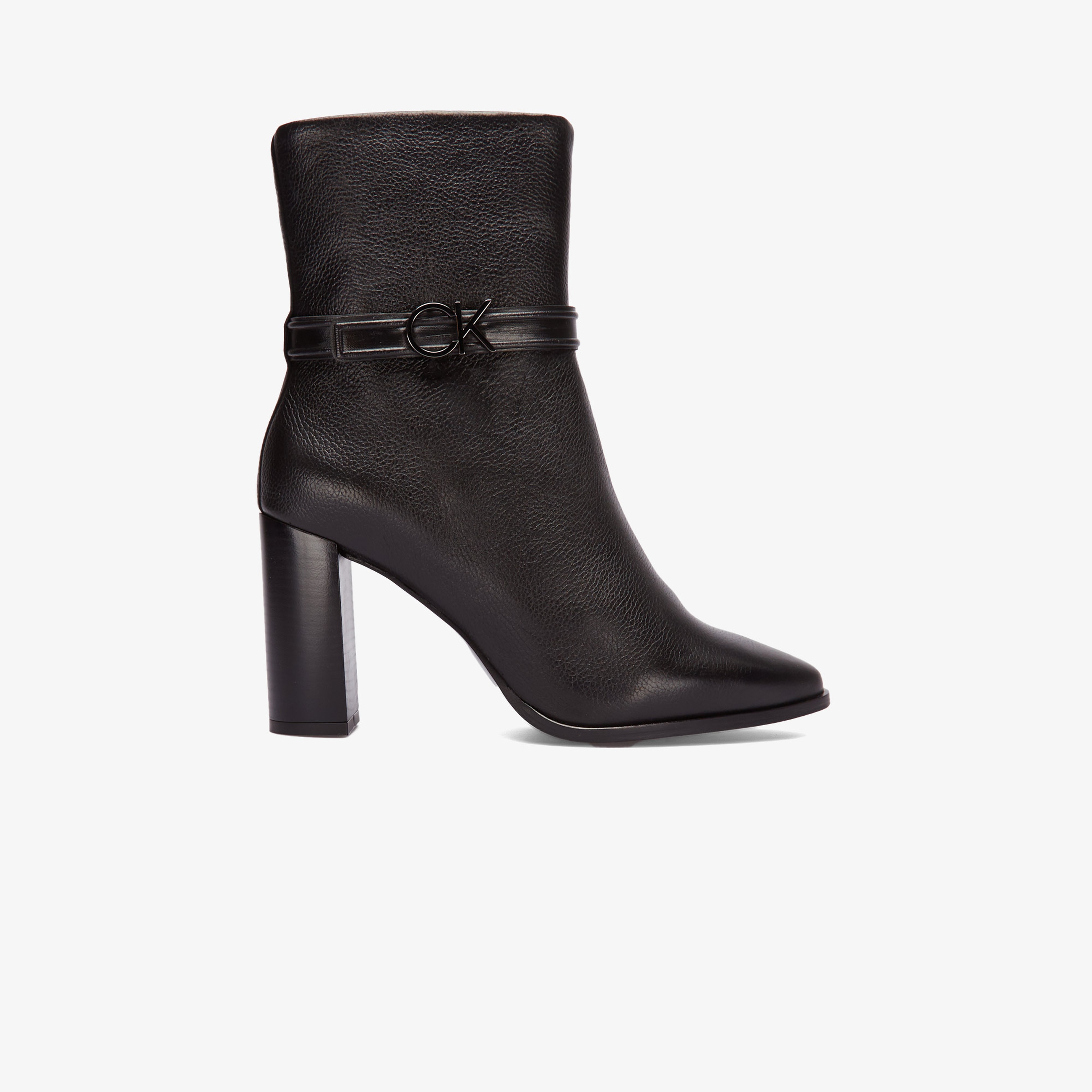 Calvin Klein Heel Ankle Boot 85 Kadın Siyah Yağmur Botu