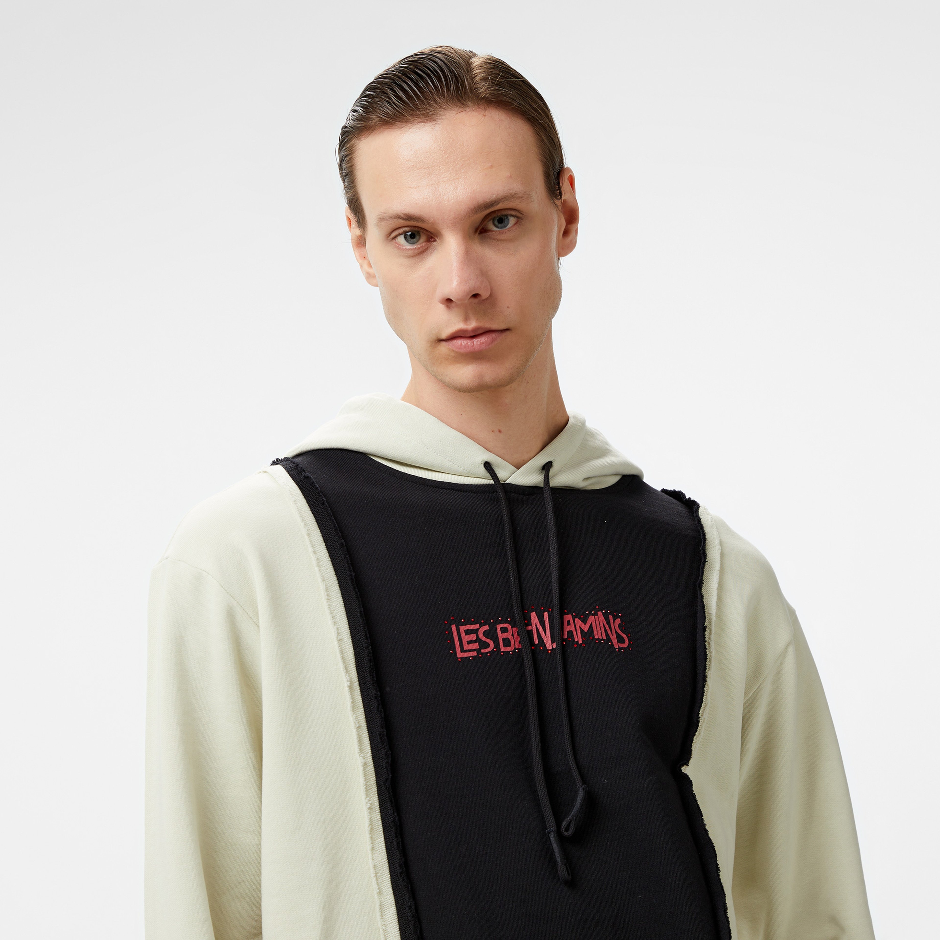 Les Benjamins 009 Erkek Gri Sweatshirt